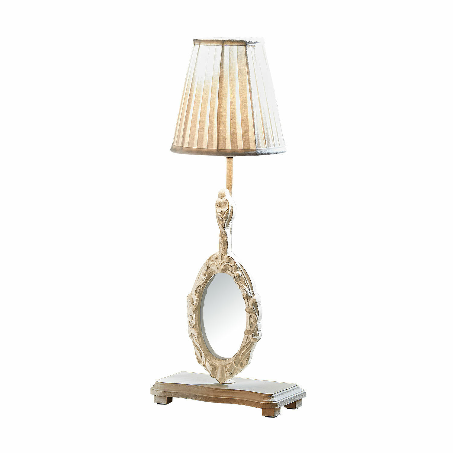 Tischlampe mit Spiegel Brannach