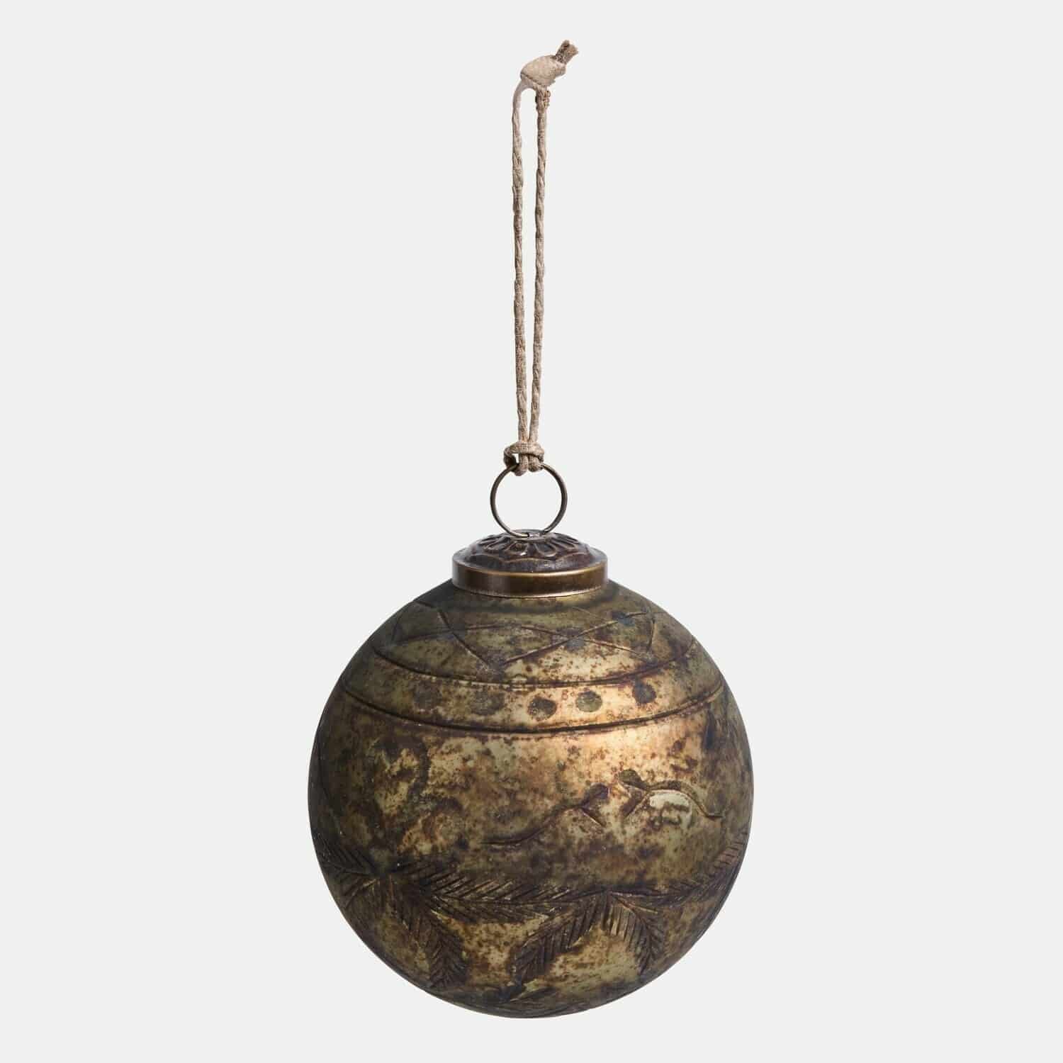 Weihnachtskugel 6er Set Goldenblist