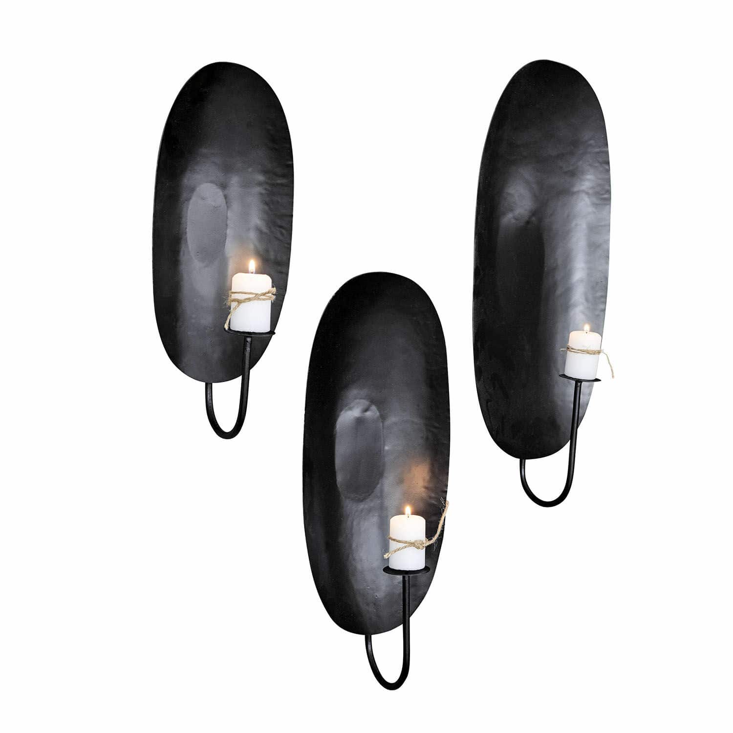 Wandkerzenhalter 3er Set Lappion