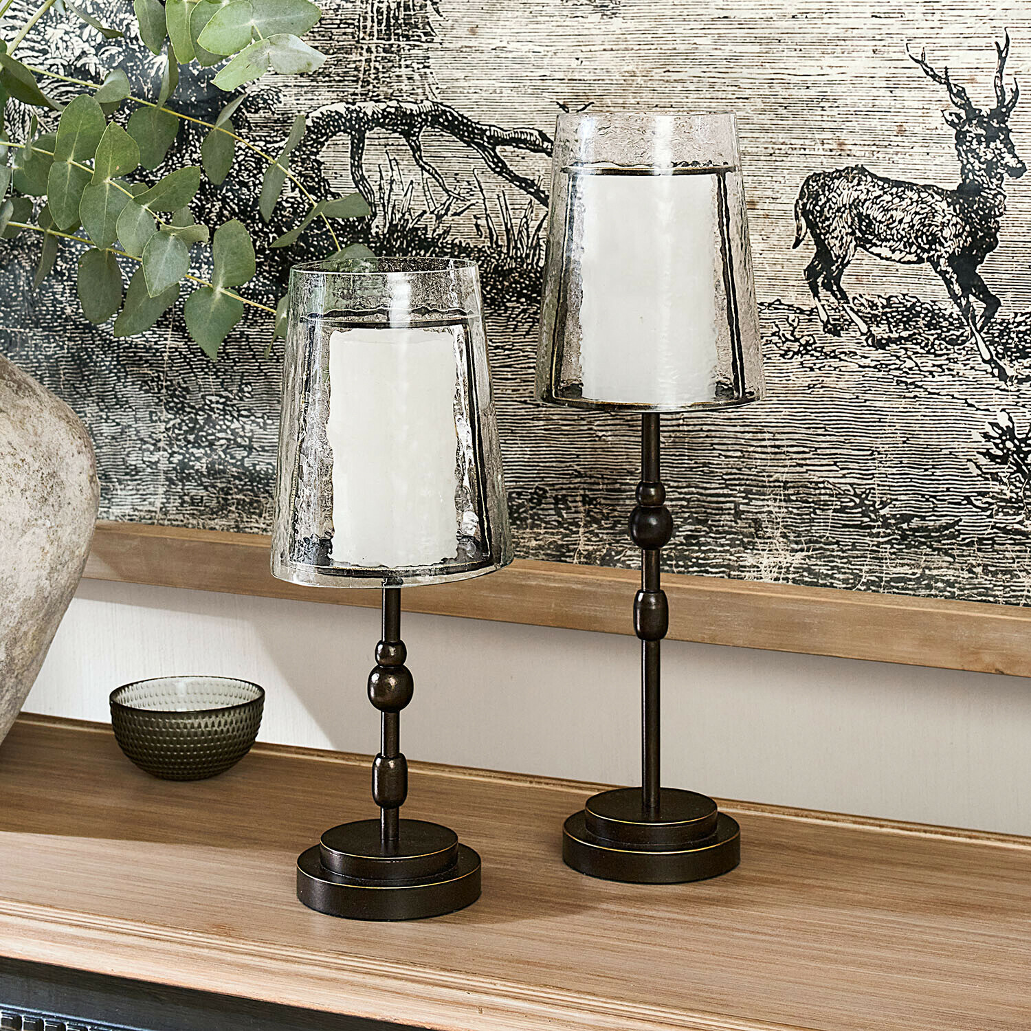 Kerzenhalter 2er Set Hartcliff