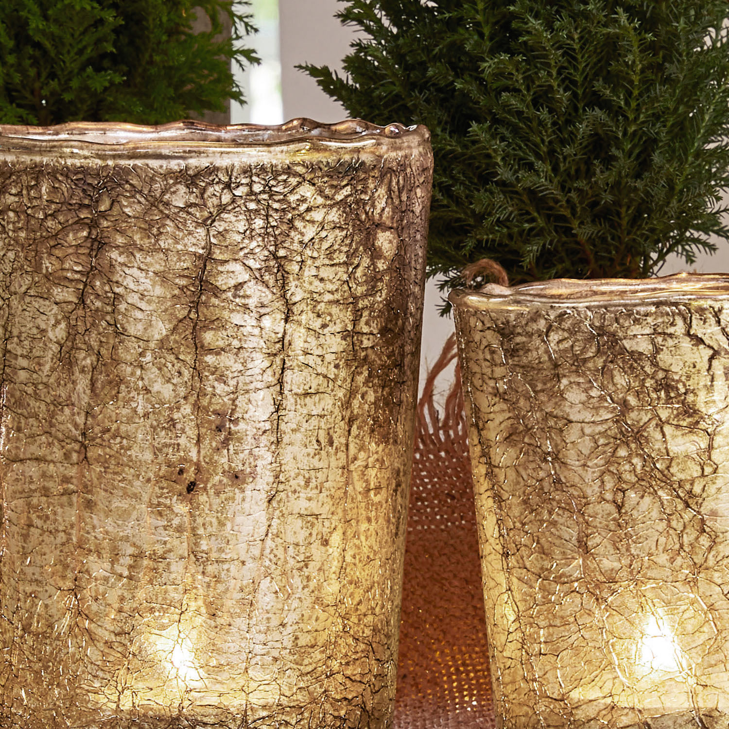 Windlicht 2er Set Arsenio