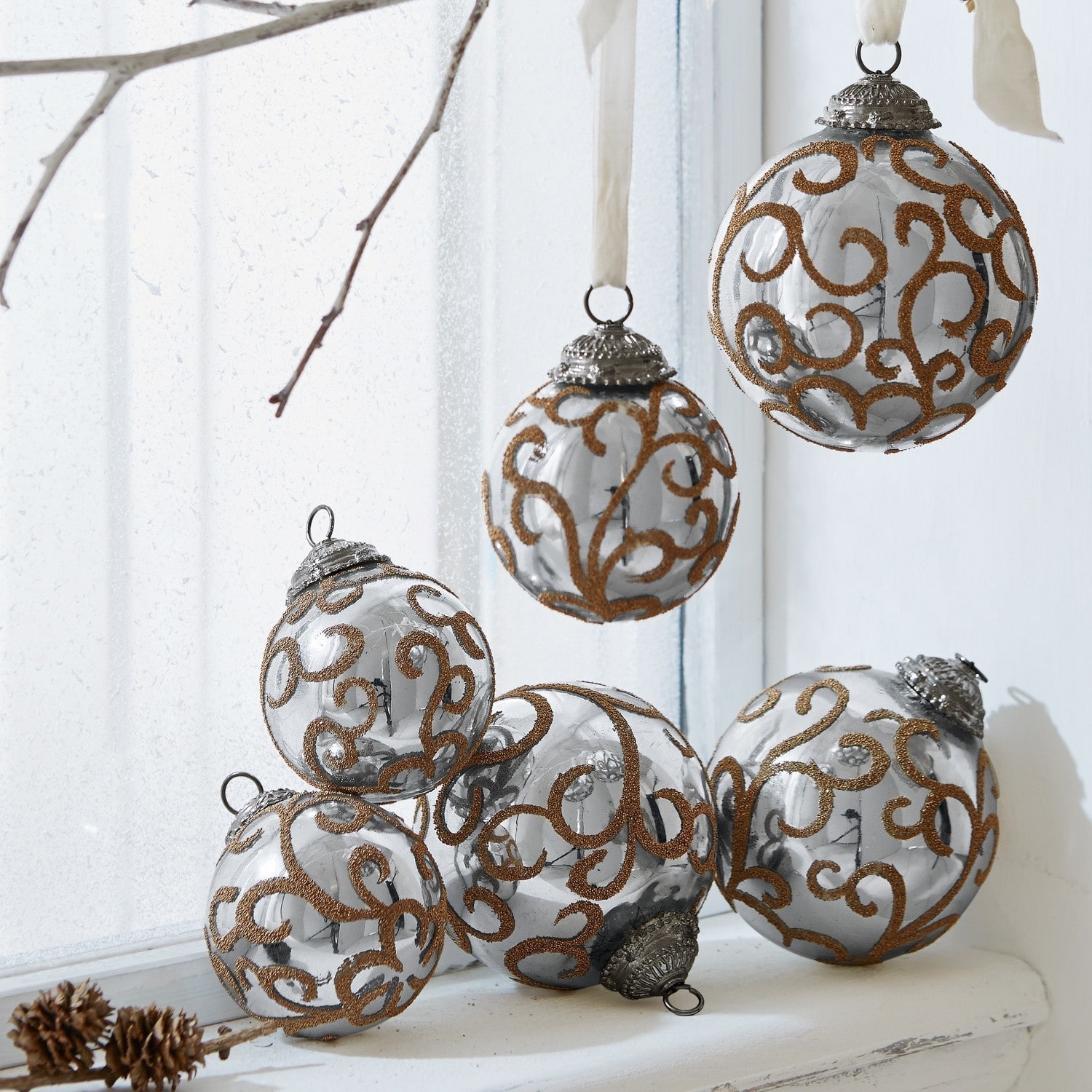 Weihnachtsschmuck 6er Set Servane