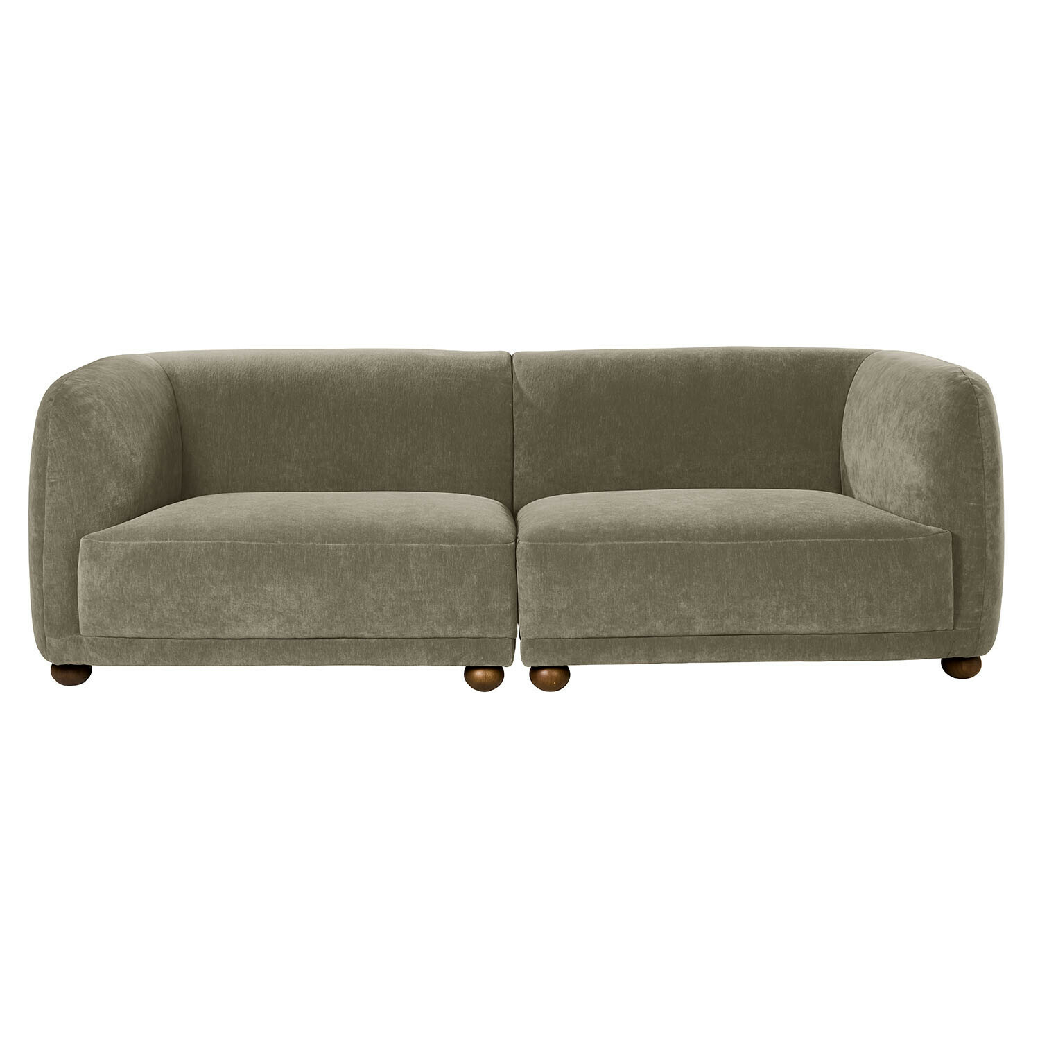 olivgrün Sofa Scintillique in olivgrünem Stoff, modernes und bequemes Wohnzimmermöbel