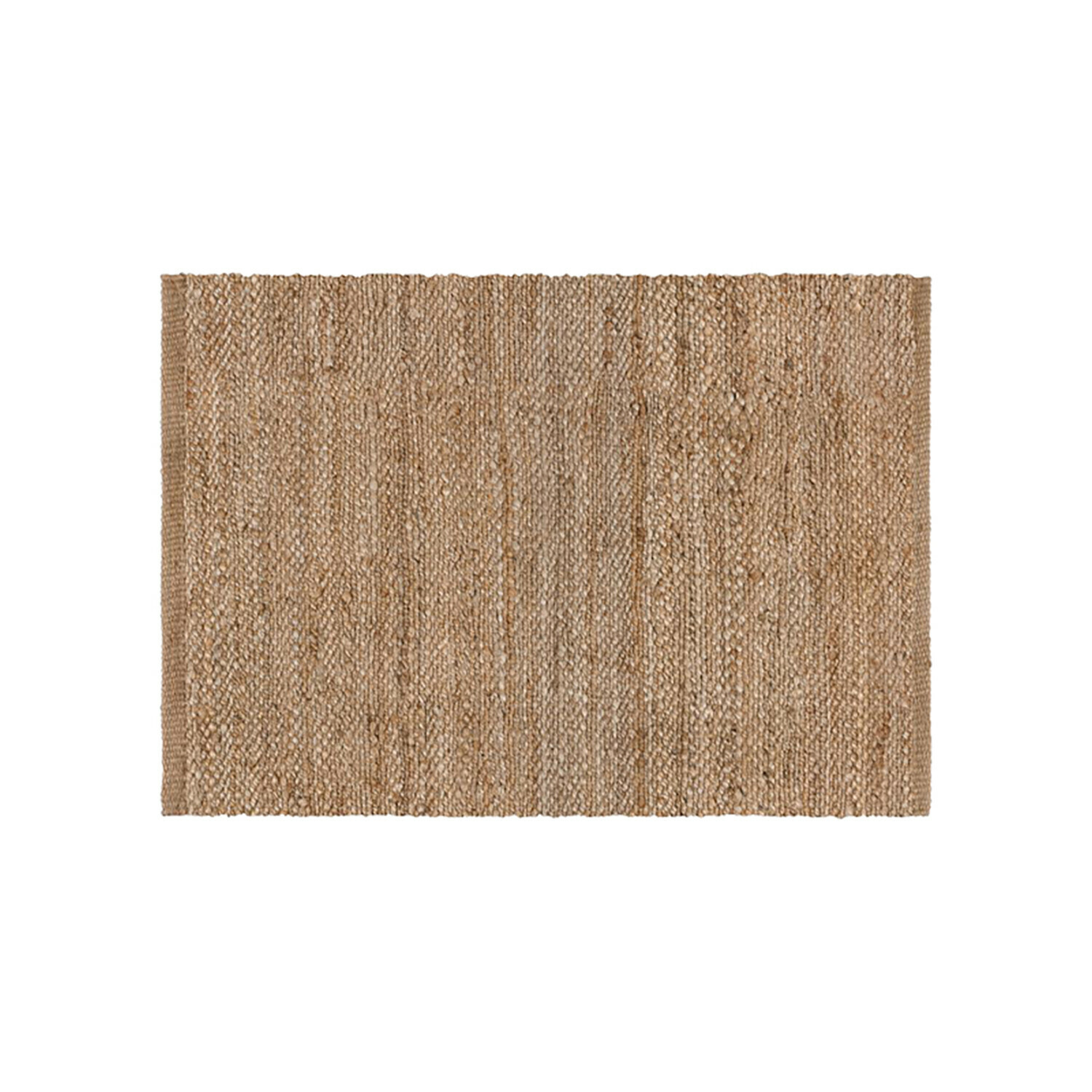 Teppich Abitain Natürlicher Jute-Teppich in Beige mit sichtbarer Struktur, ideal für nachhaltige Wohnräume