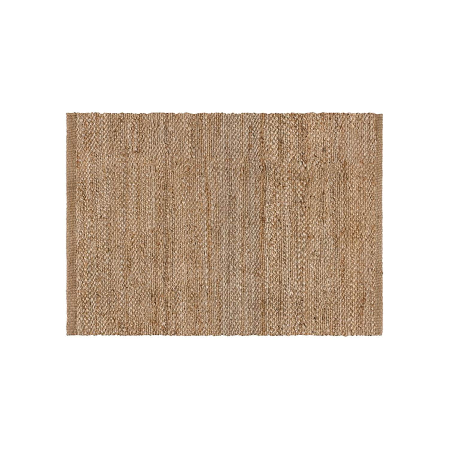 Teppich Abitain Natürlicher Jute-Teppich in Beige mit sichtbarer Struktur, ideal für nachhaltige Wohnräume