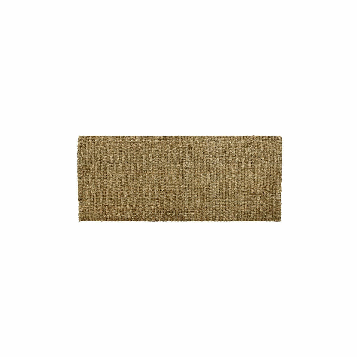 Teppich Daoukro Rechteckiger Teppich aus natürlicher Jute in Beige, ideal für Innenräume und Terrasse
