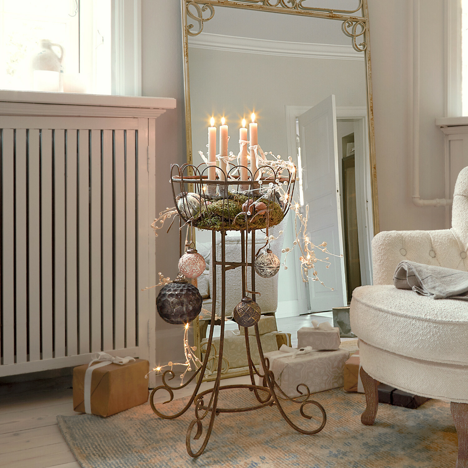 Steck-Kerzenhalter 4er Set Korraine