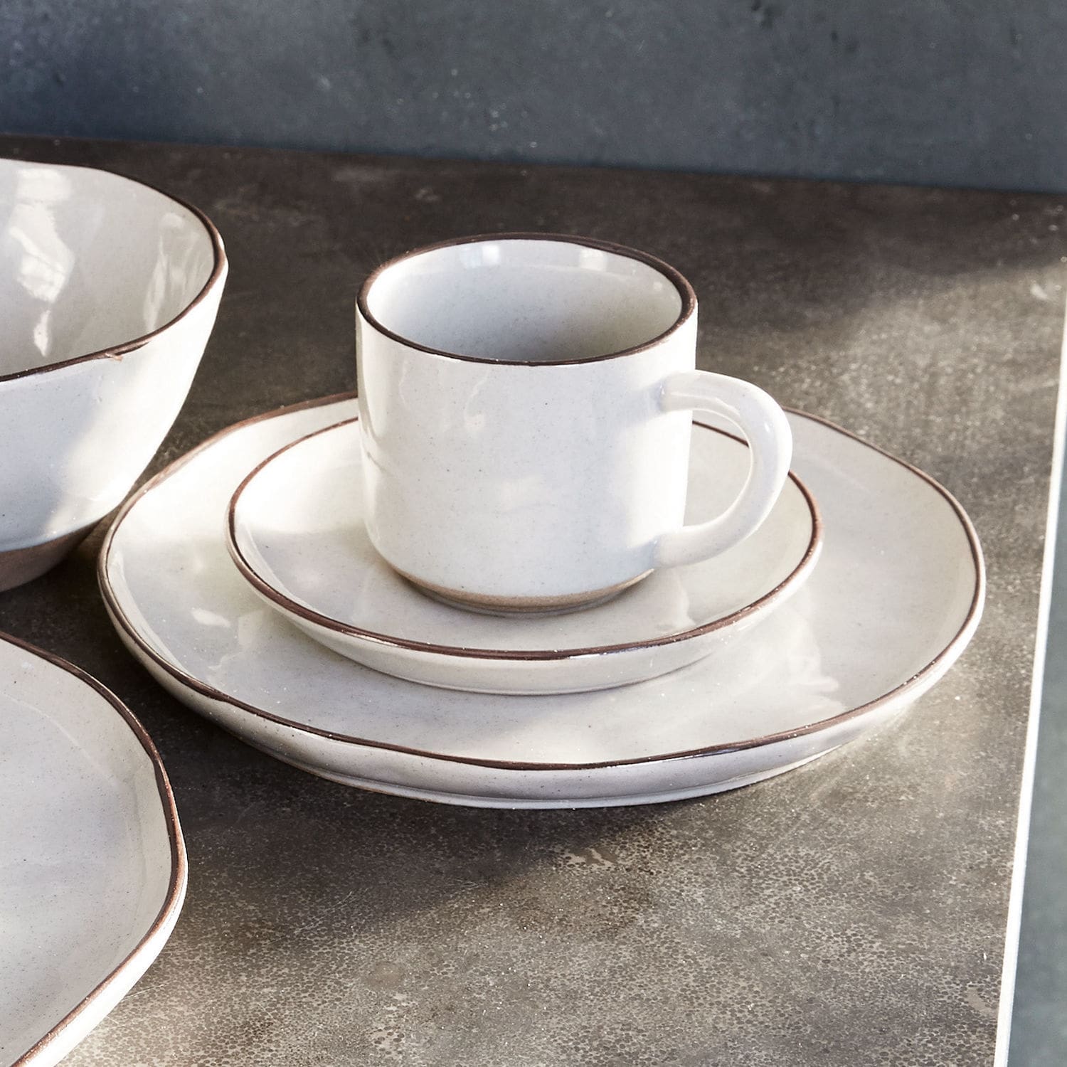 Tasse mit Untertasse 6er Set Biarré