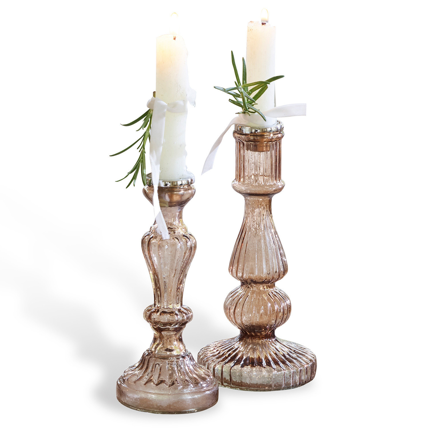 Kerzenständer 2er Set Glora