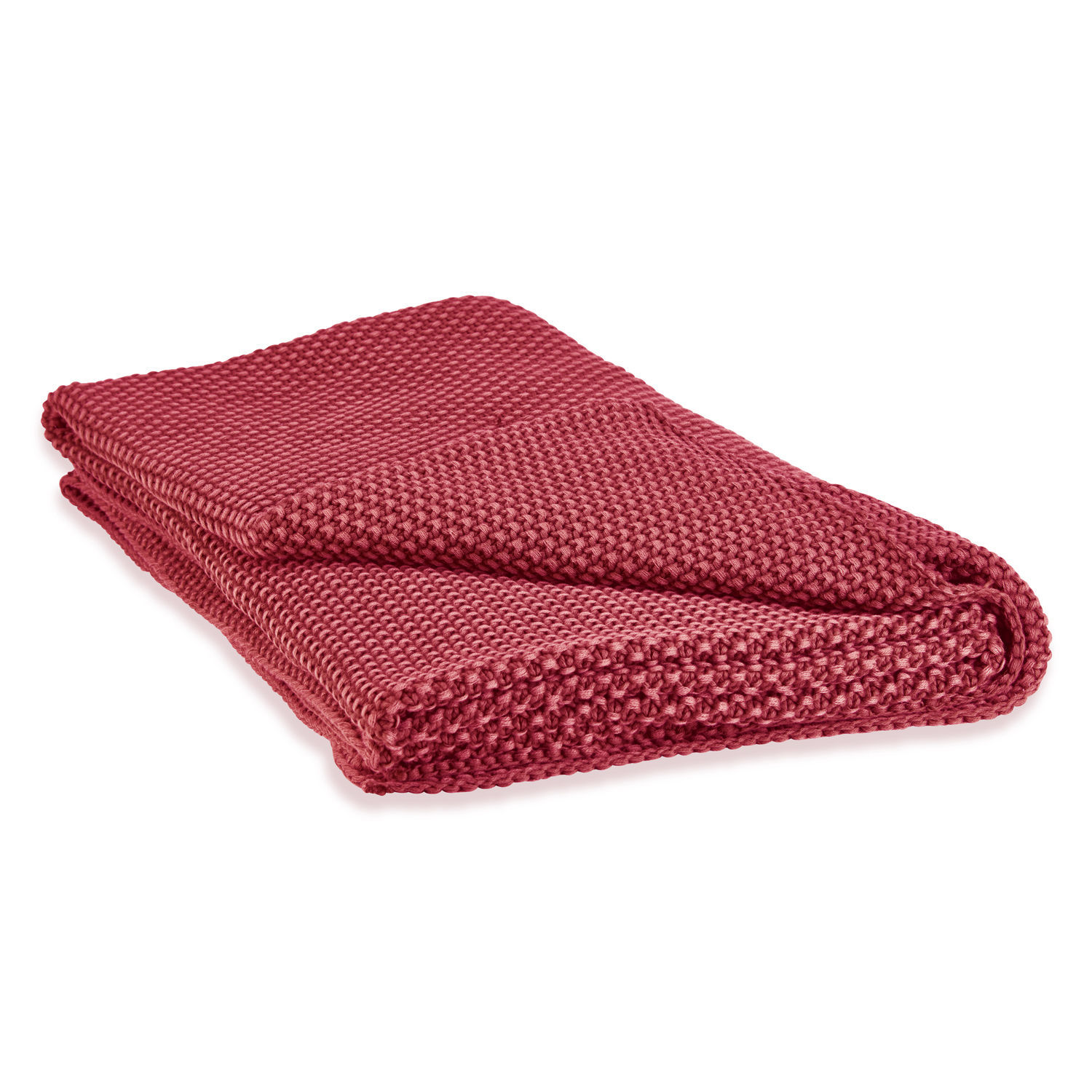 rot Roter Amberley Plaid aus weichem Strick, ideal für gemütliche Wohnräume und Dekoration