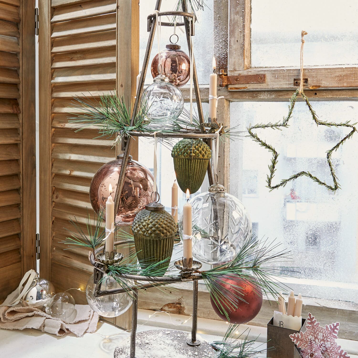 Weihnachtsschmuck 8er Set Glaster