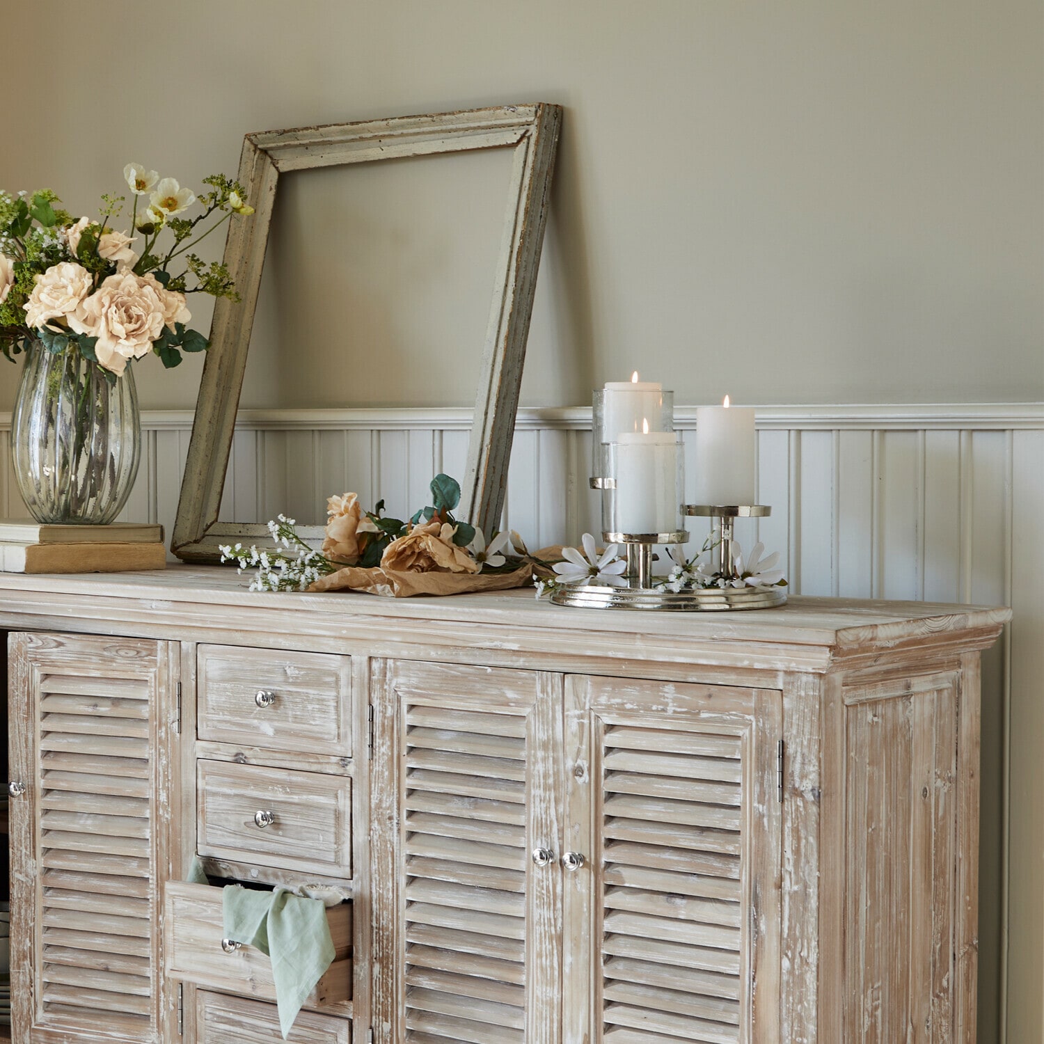 Kerzentablett Morive