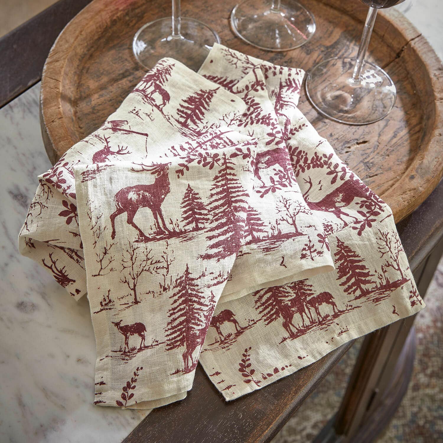 Serviette 4er Set Sundraen