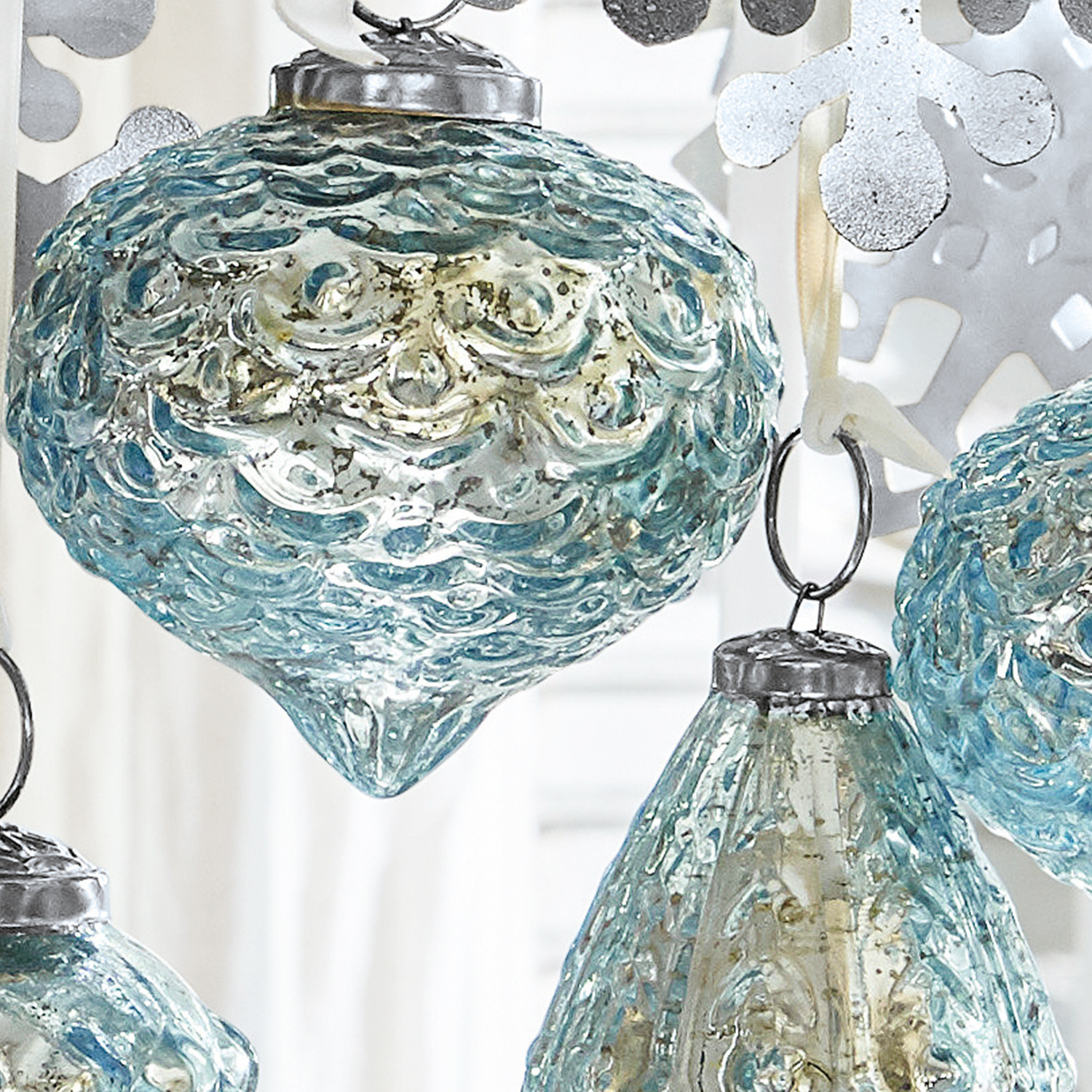 Weihnachtsschmuck 6er Set Blue