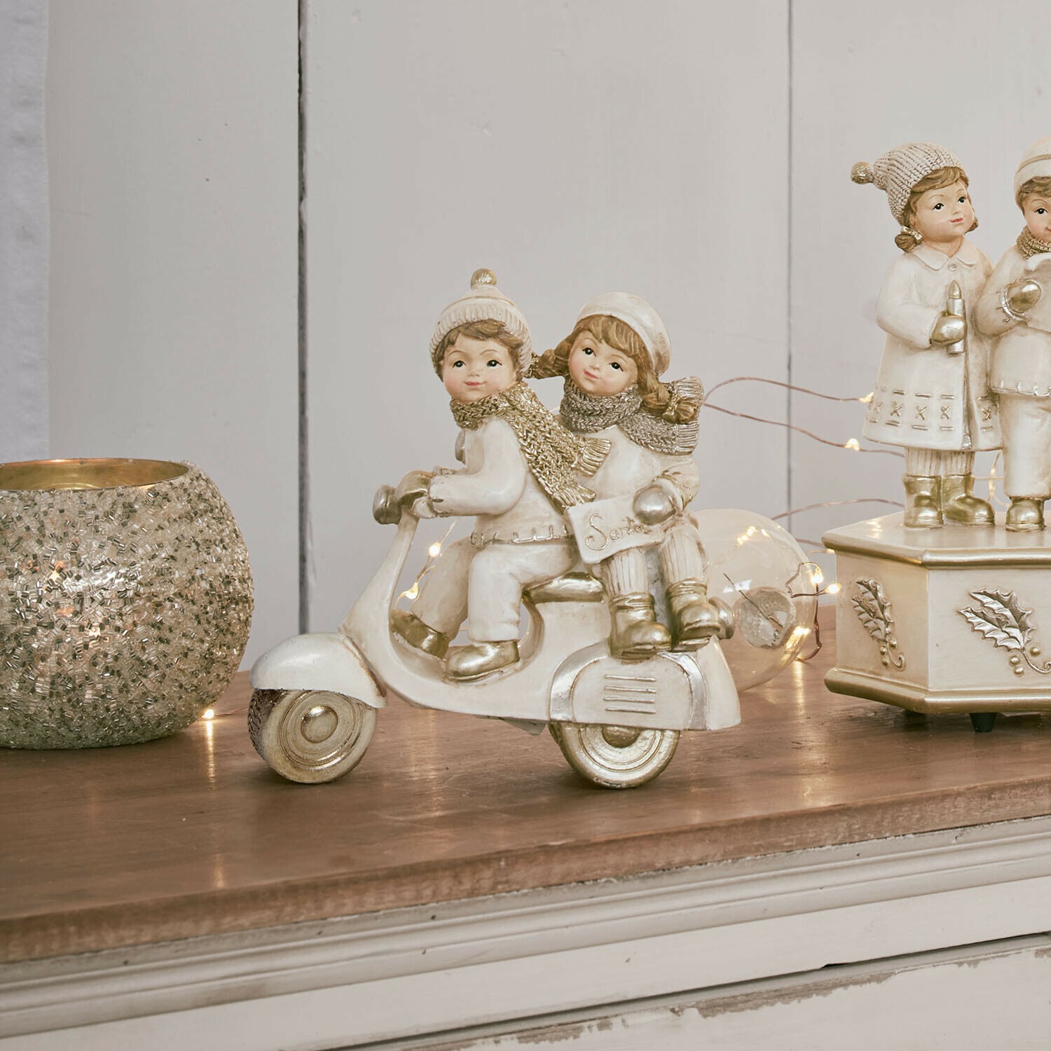 Deko-Kinder mit Roller Maisonpetite Deko-Kinder mit Roller Maisonpetite