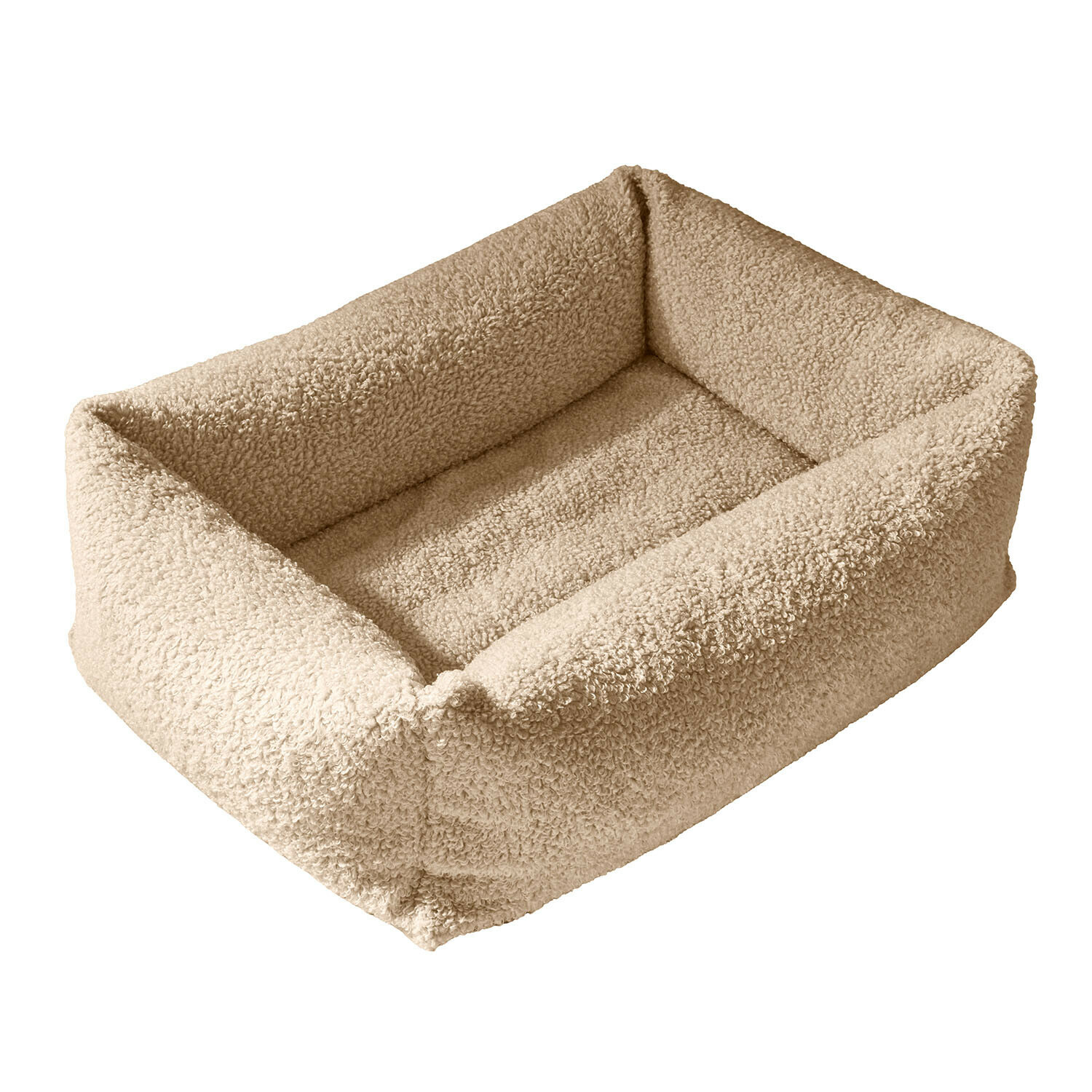 taupe Weiches Haustierbett Giolena in Taupe aus kuscheligem Material, bequem und langlebig