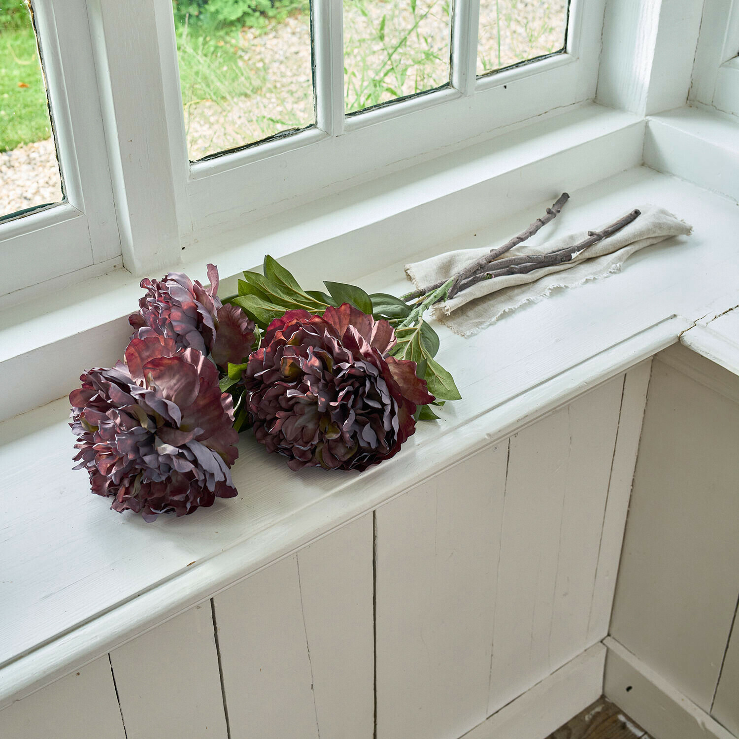 Kunstblume Pfingstrose 3er Set Dahlyra Kunstblume Pfingstrose 3er Set Dahlyra
