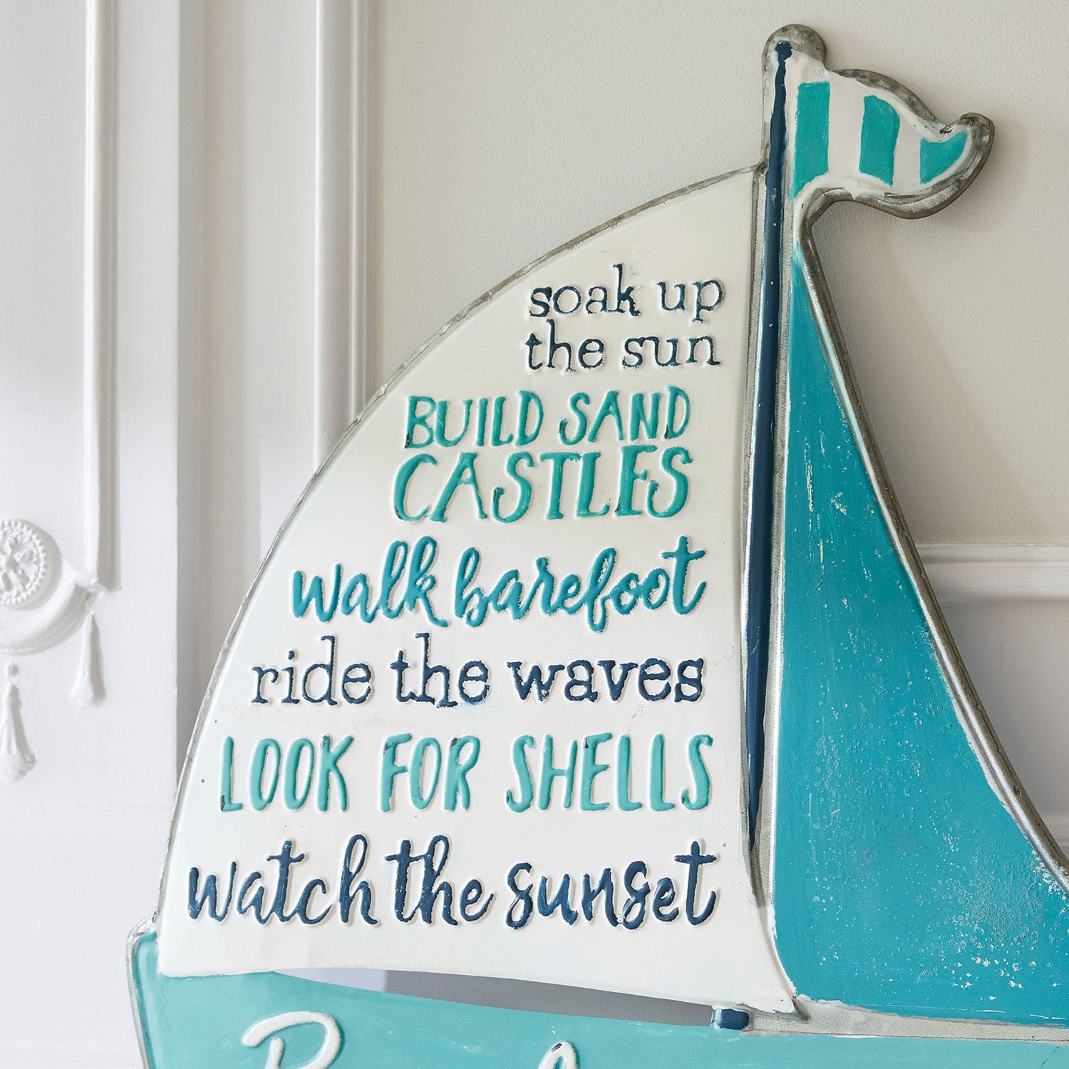 Deko-Schild Beach Rules