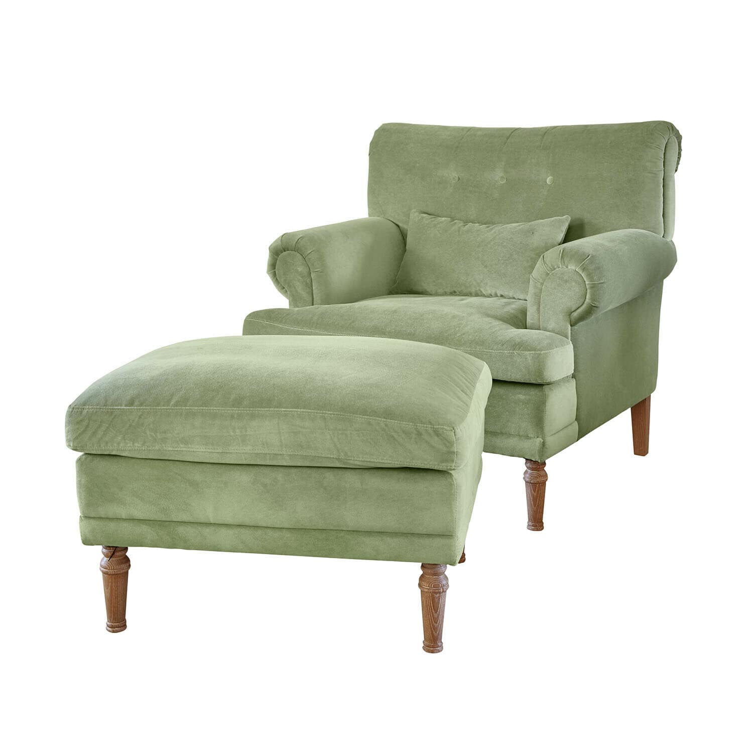 Sessel mit Hocker Éclat Émeraude