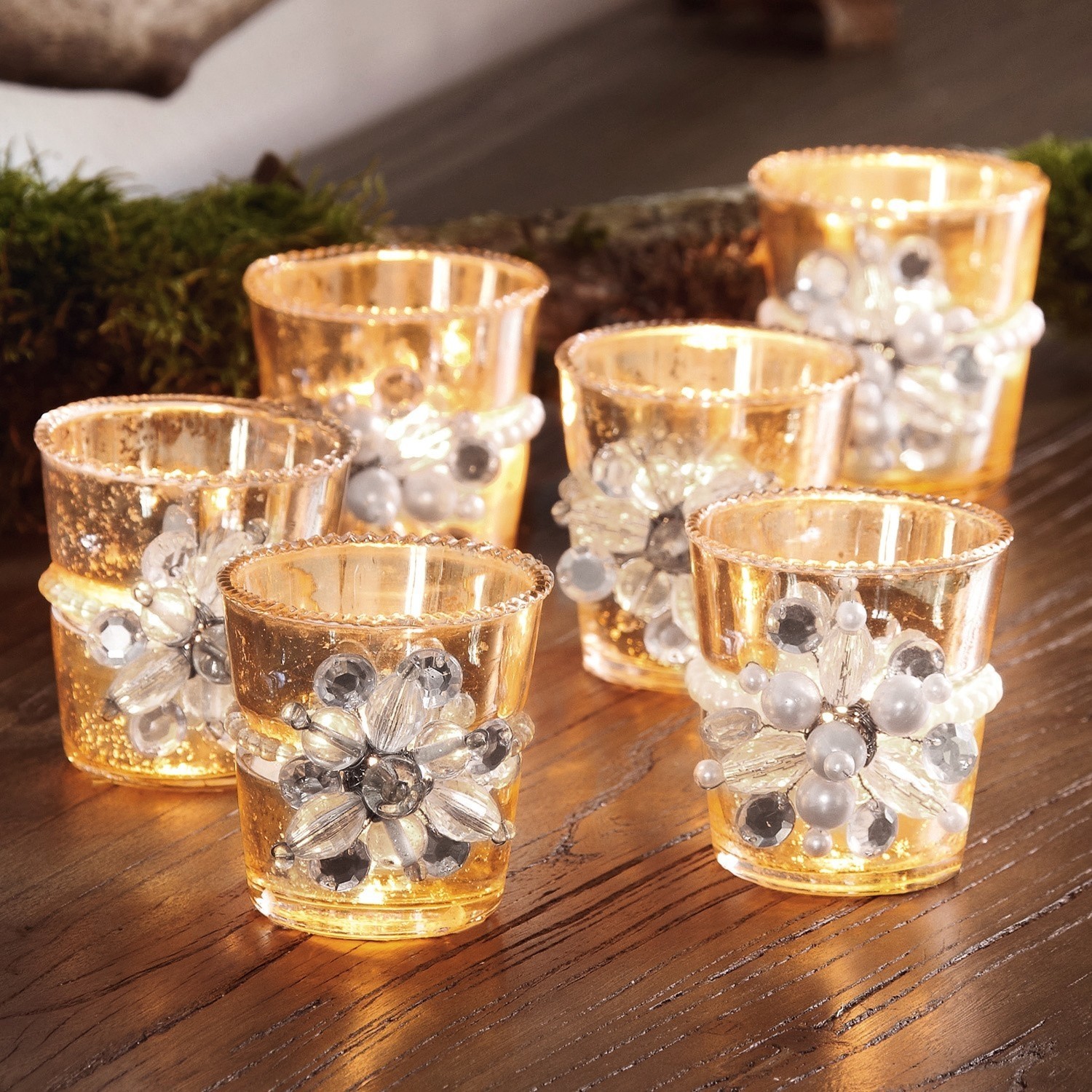 Windlichter 6er Set Lily