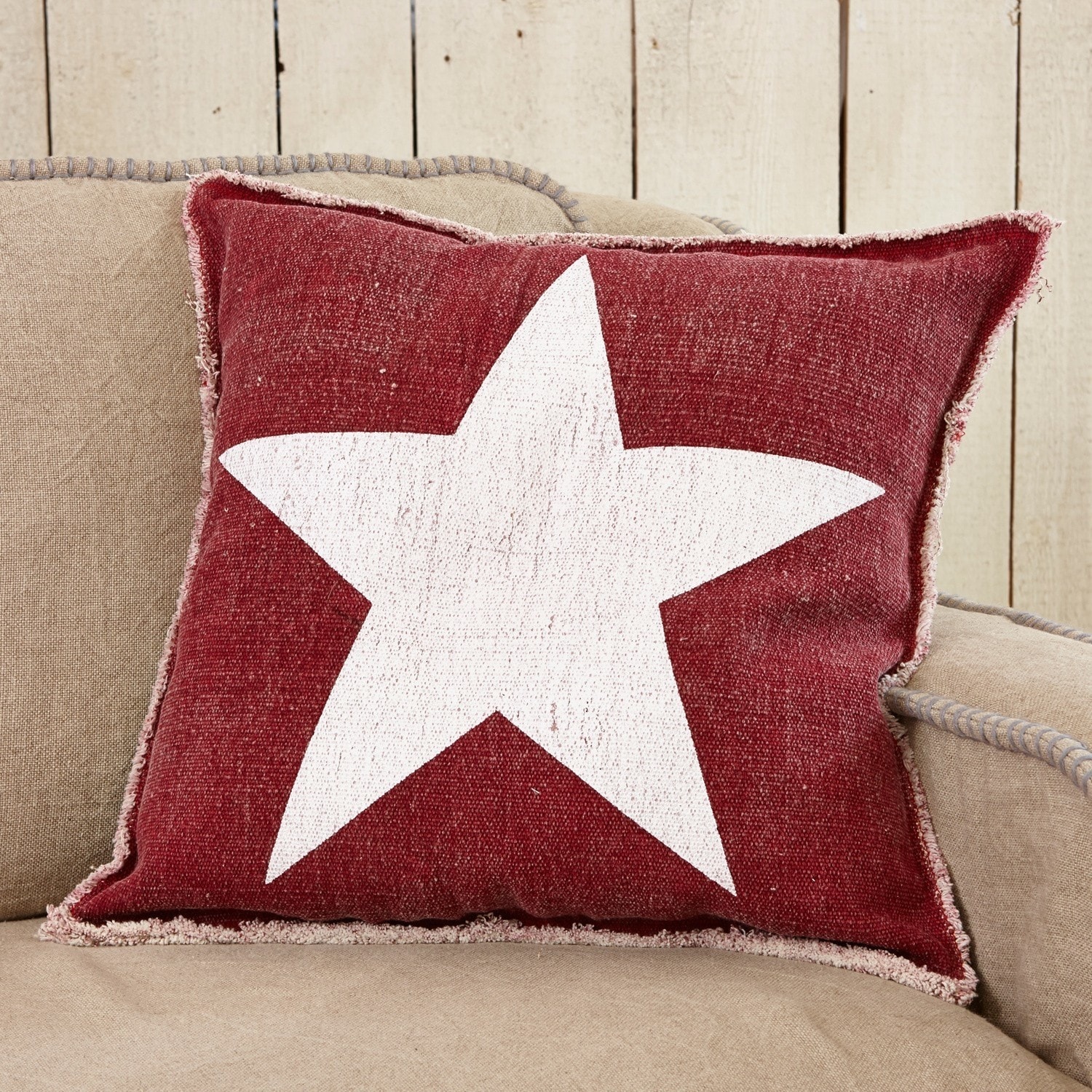 Kissen White Star