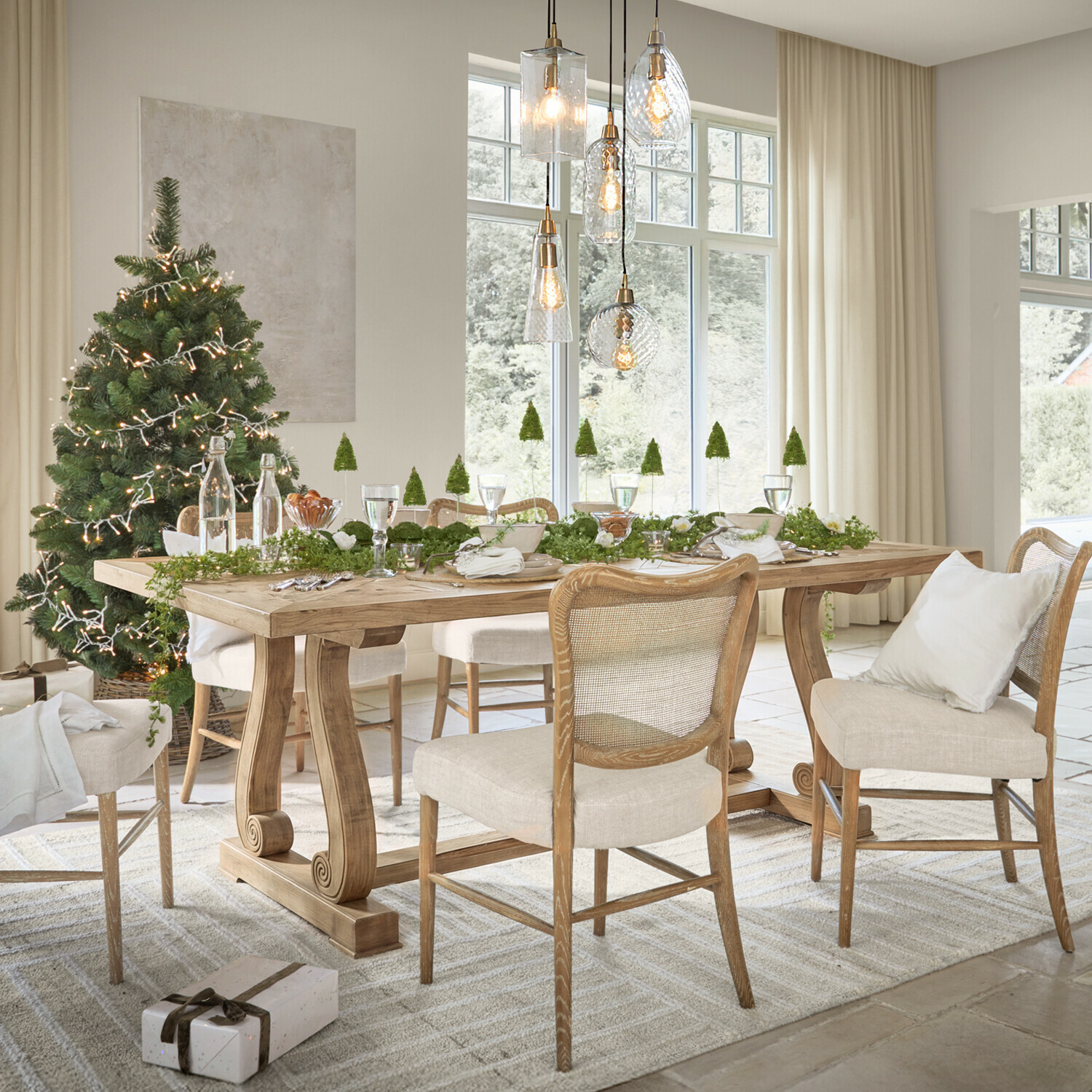 Deko-Baum 4er Set Cassiola