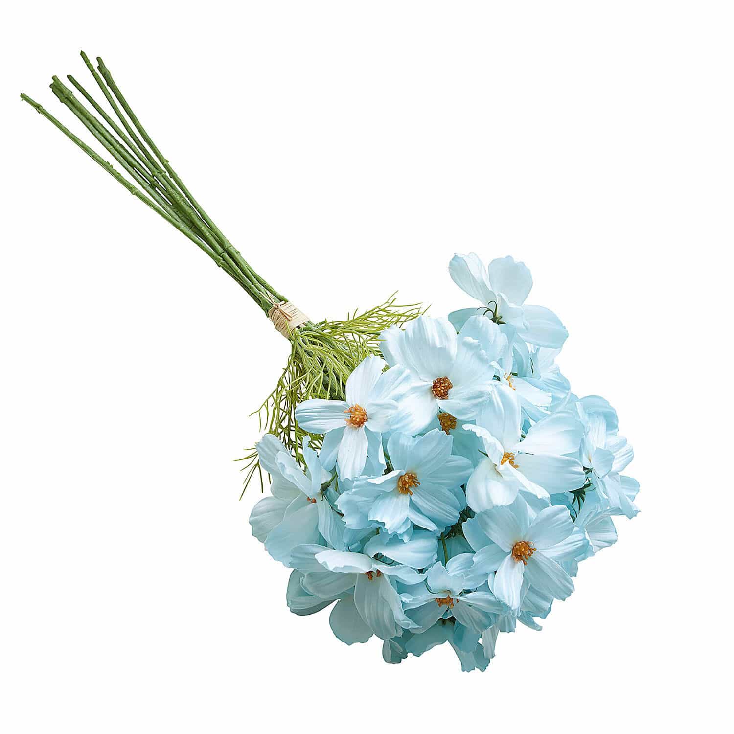 Deko-Blumenstrauß Tilla Kunstblumenstrauß mit weißen Blüten und grünen Stielen zur Wohnraumdekoration