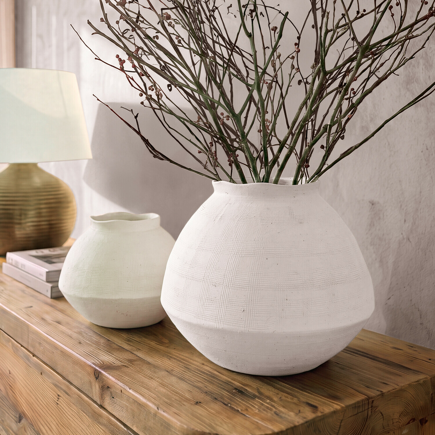 Vase 2er Set Torovina Vase 2er Set Torovina