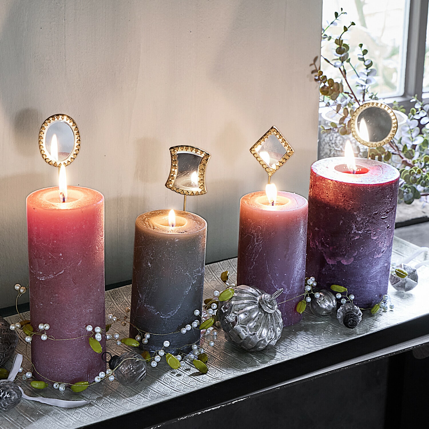 Kerzenpin 4er Set Isadorra Kerzenpin 4er Set Isadorra