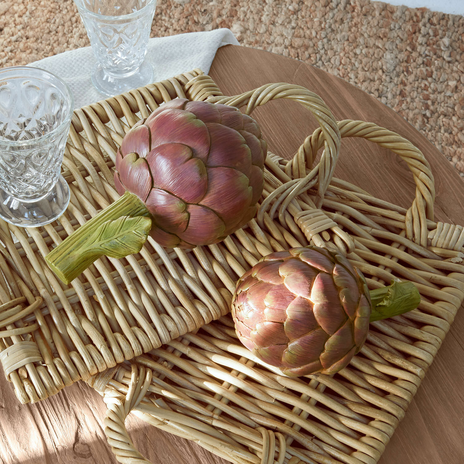 Deko-Artischocke 2er Set Wilorin