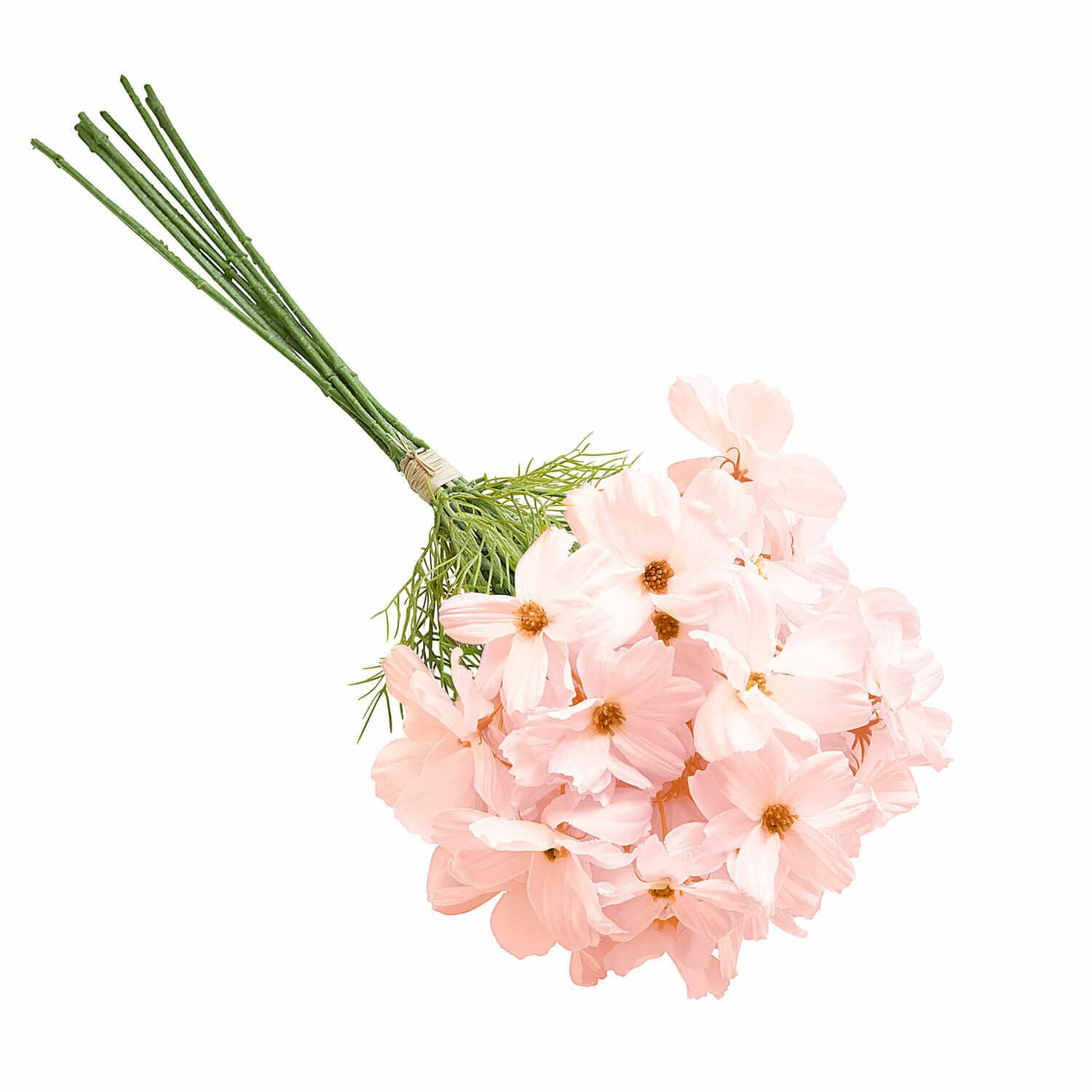 Deko-Blumenstrauß Tilla Strauß aus künstlichen rosa Blüten mit grünen Stielen zur Wohnraumdekoration