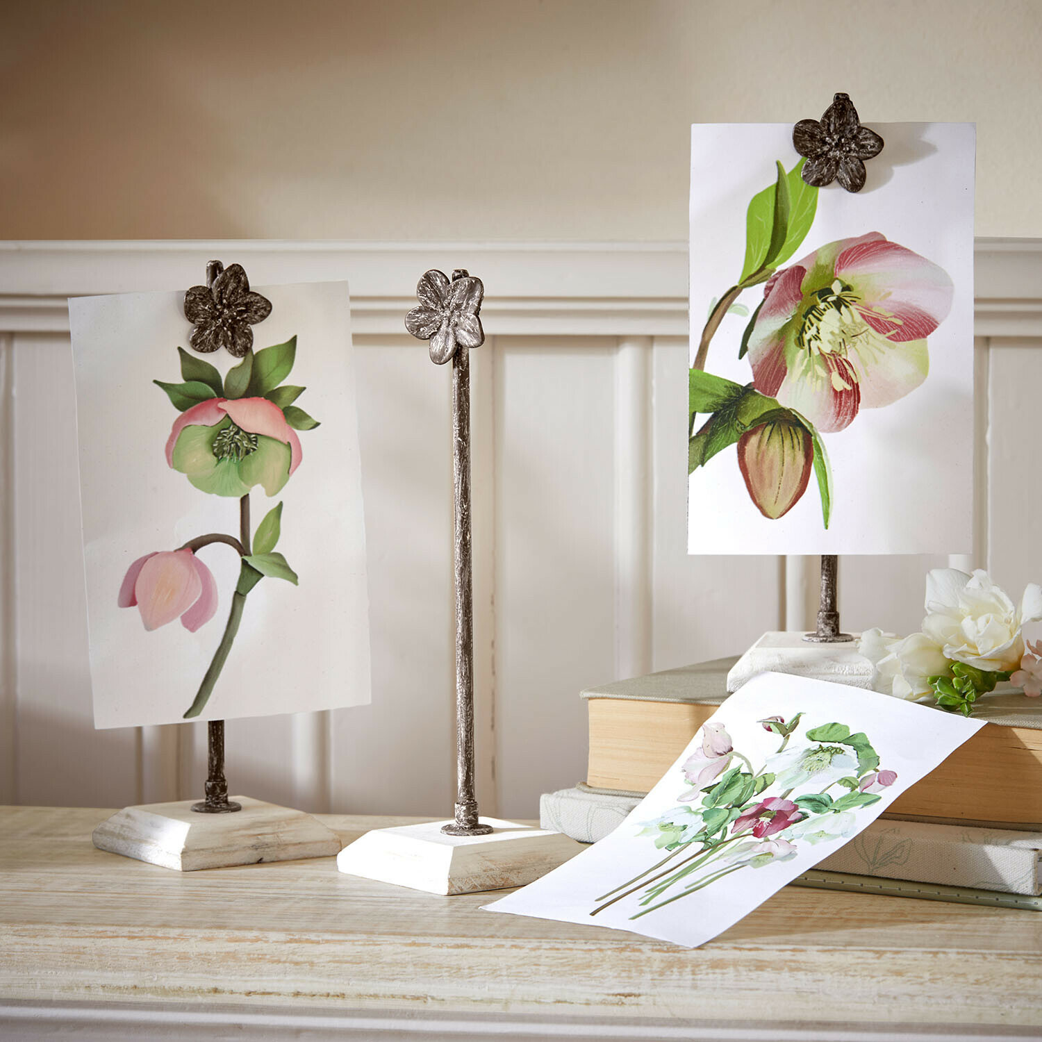 Bild mit Halterung 3er Set Serafinas