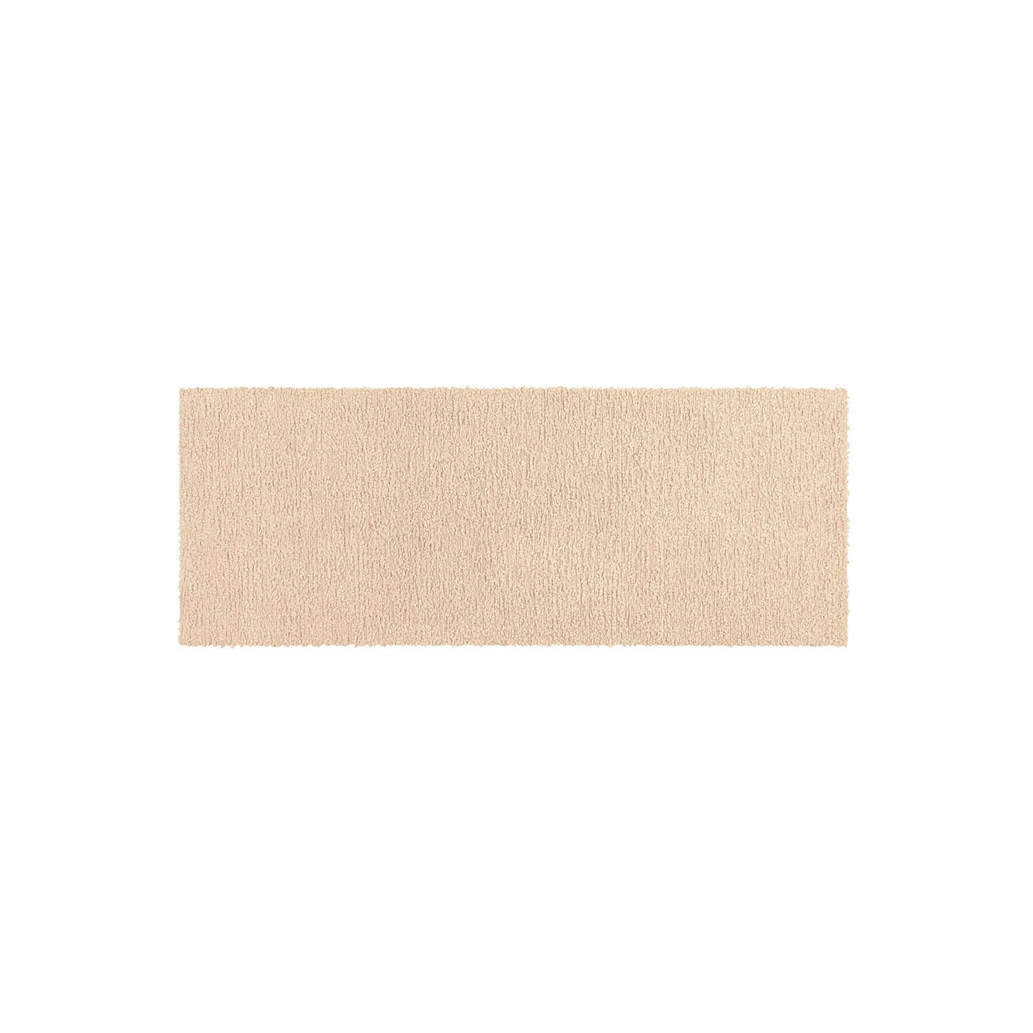 Läufer Kaleema Beiger rechteckiger Teppich aus weichem Material, ideal für Wohnräume und Dekoration