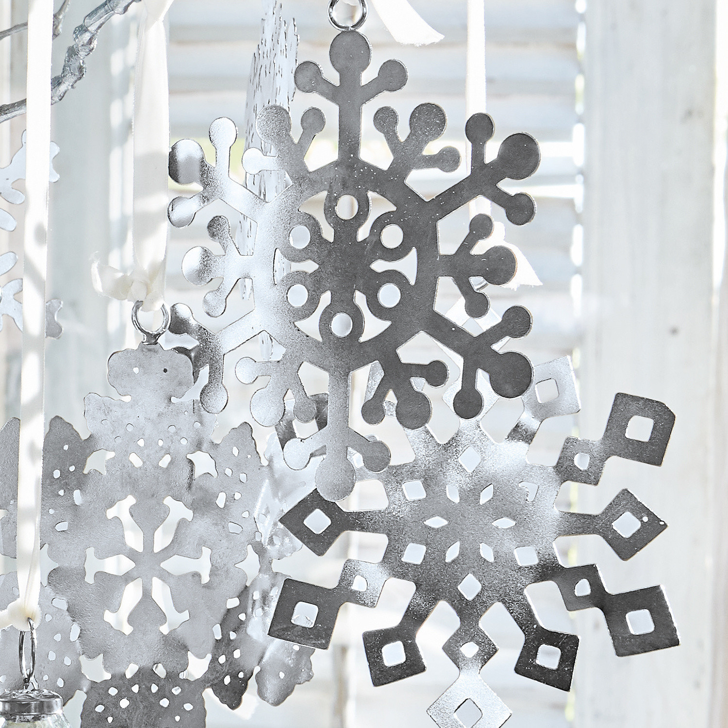Weihnachtsschmuck 12er Set Flocon de neige
