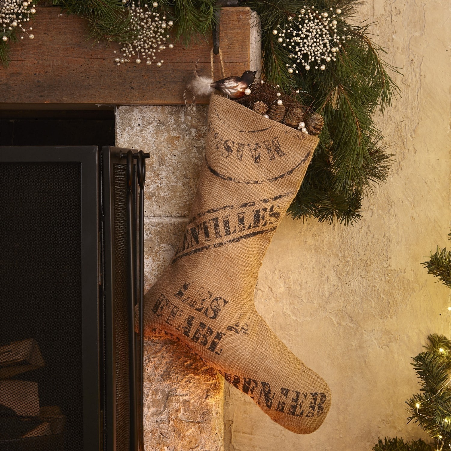 Weihnachtssocke 2er Set Christmas stocking