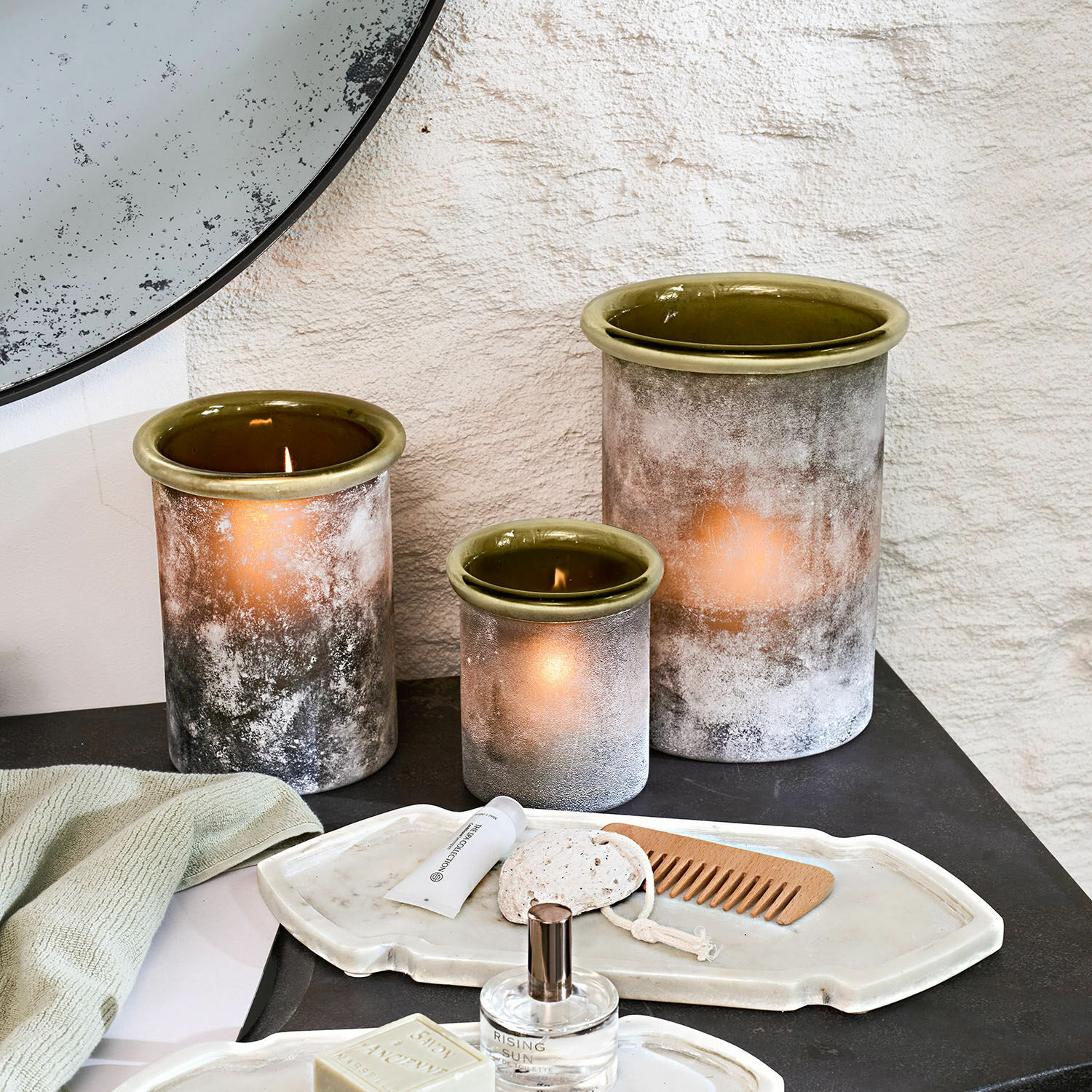 Windlicht 3er Set Iskira