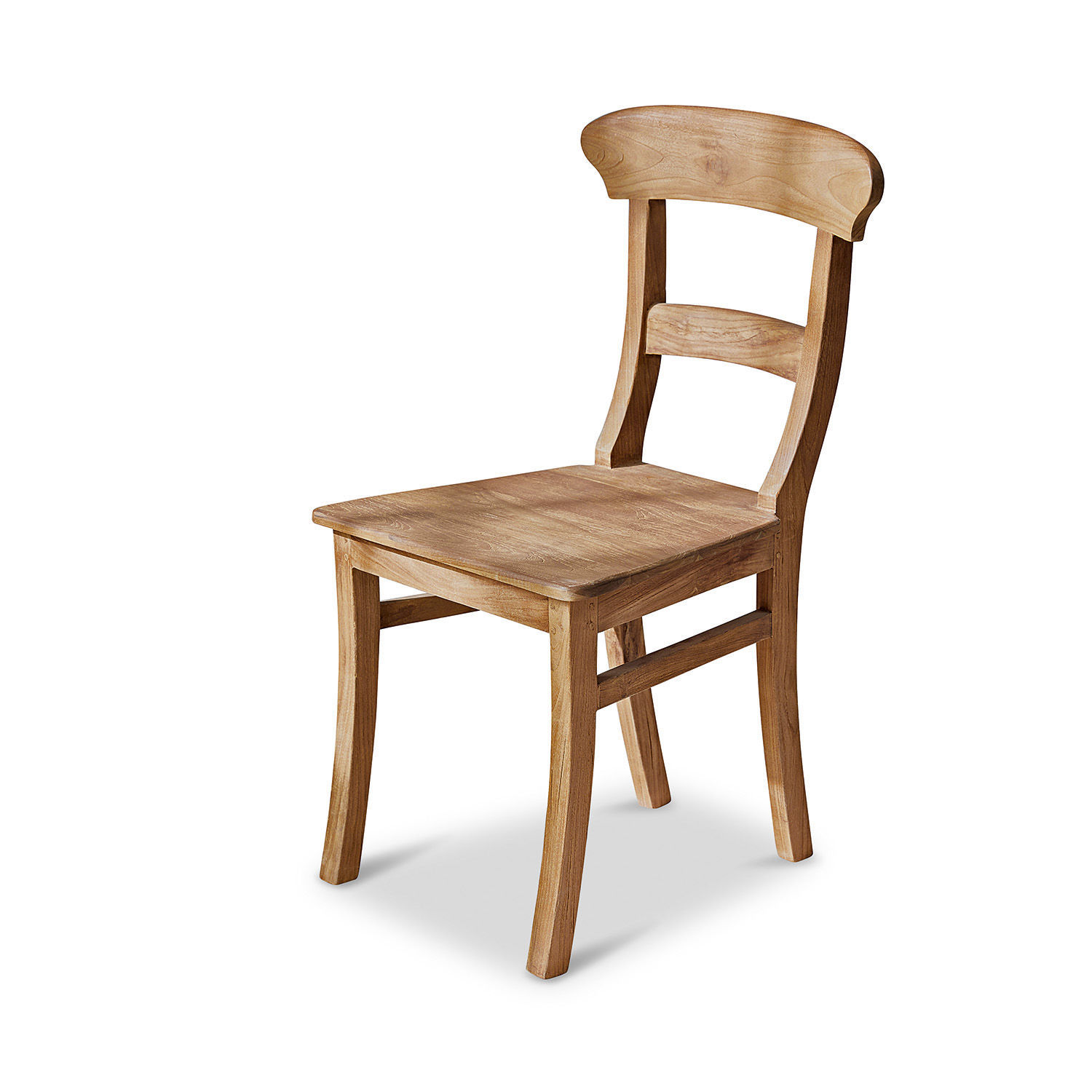 Stuhl Masters Klassischer Stuhl aus naturfarbenem Holz, stabil und bequem für Esszimmer