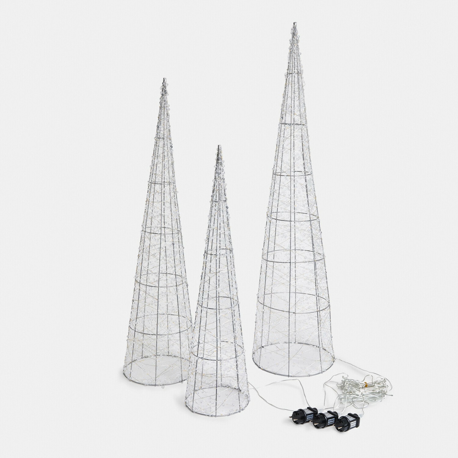 LED-Baum 3er Set Clairune LED-Baum 3er Set Clairune