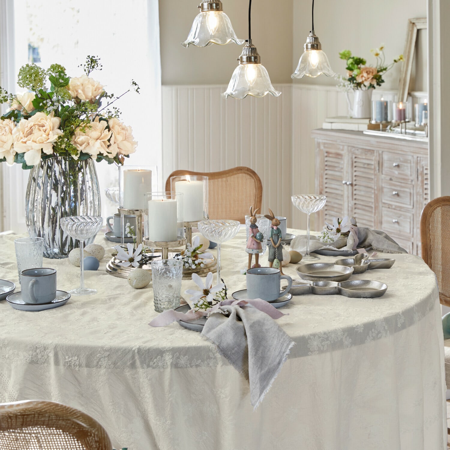 Kerzentablett Morive