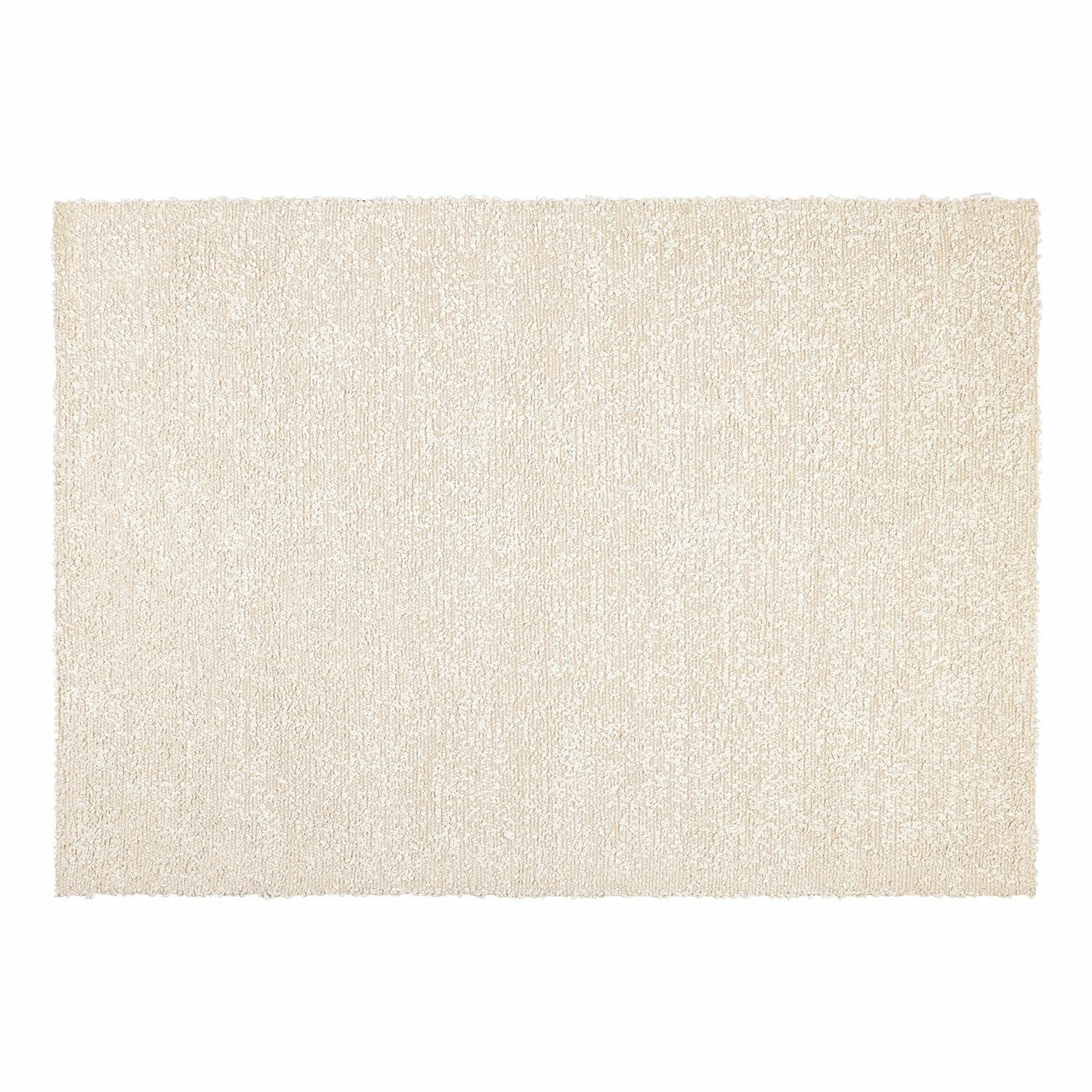 Teppich Wodaha Rechteckiger Teppich aus weichem cremefarbenem Material, ideal für moderne Wohnräume