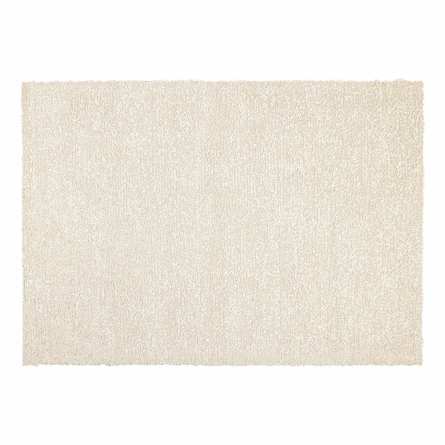 Teppich Wodaha Rechteckiger Teppich aus weichem cremefarbenem Material, ideal für moderne Wohnräume