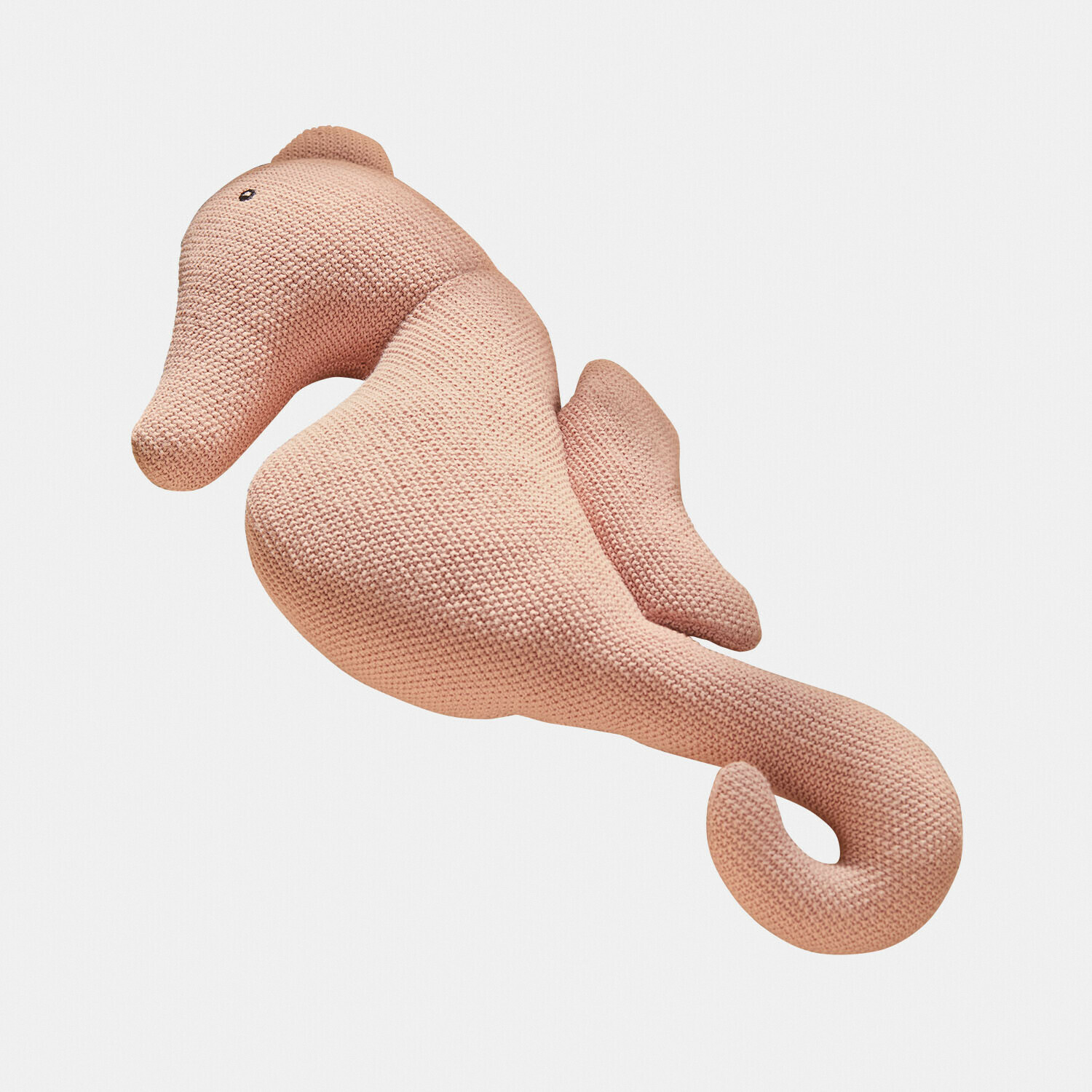 Stofftier Bubbilo Rosa gestricktes Plüsch-Seepferdchen als Dekoration und Kinderspielzeug