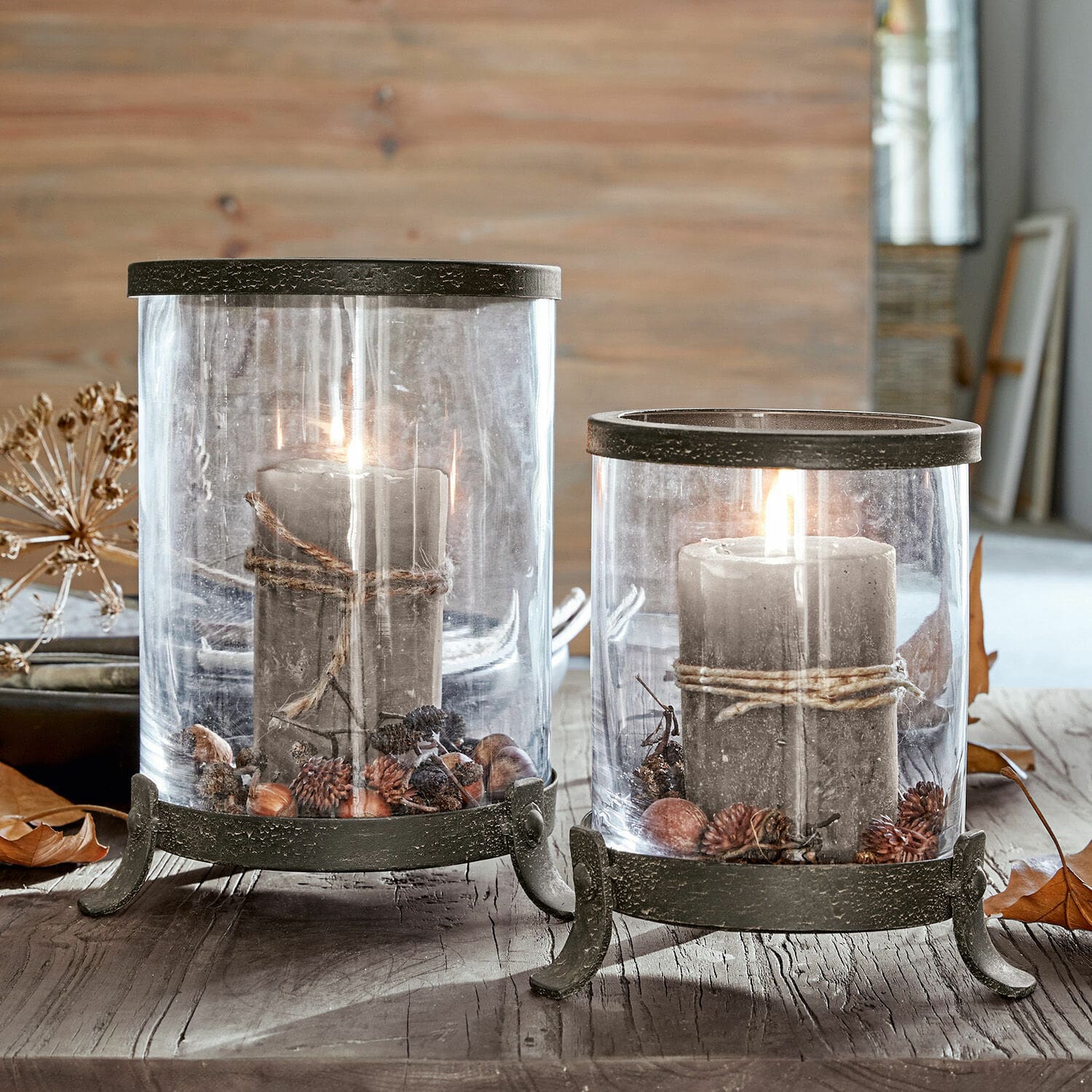 Windlicht 2er Set Lennard