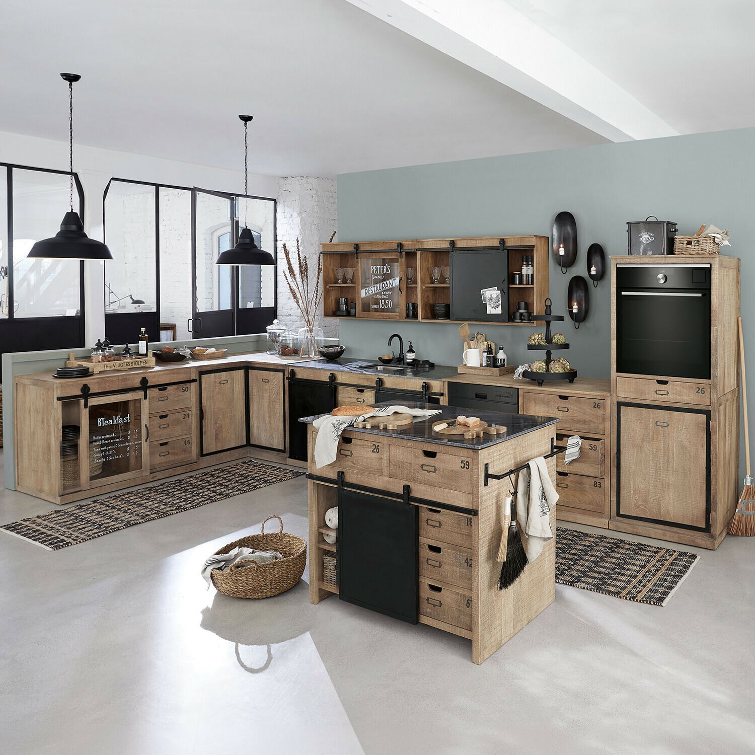 Hängeschrank 2er Set Oakland