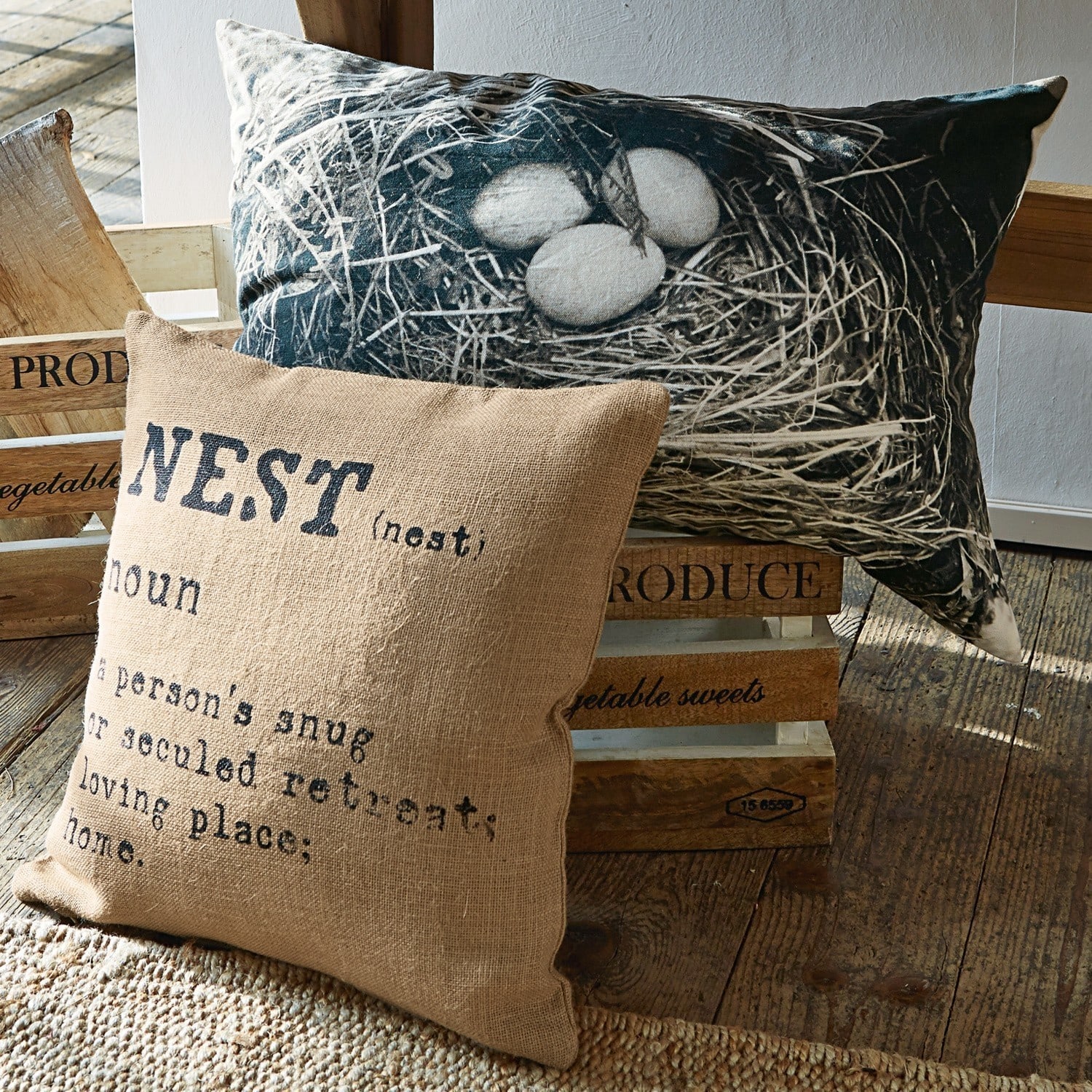 Kissen 2er Set Nest