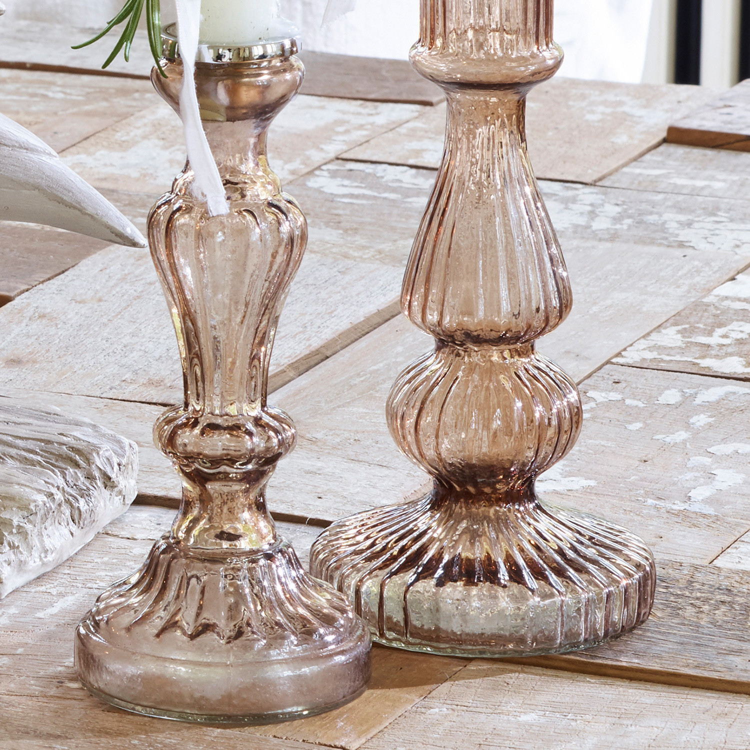 Kerzenständer 2er Set Glora