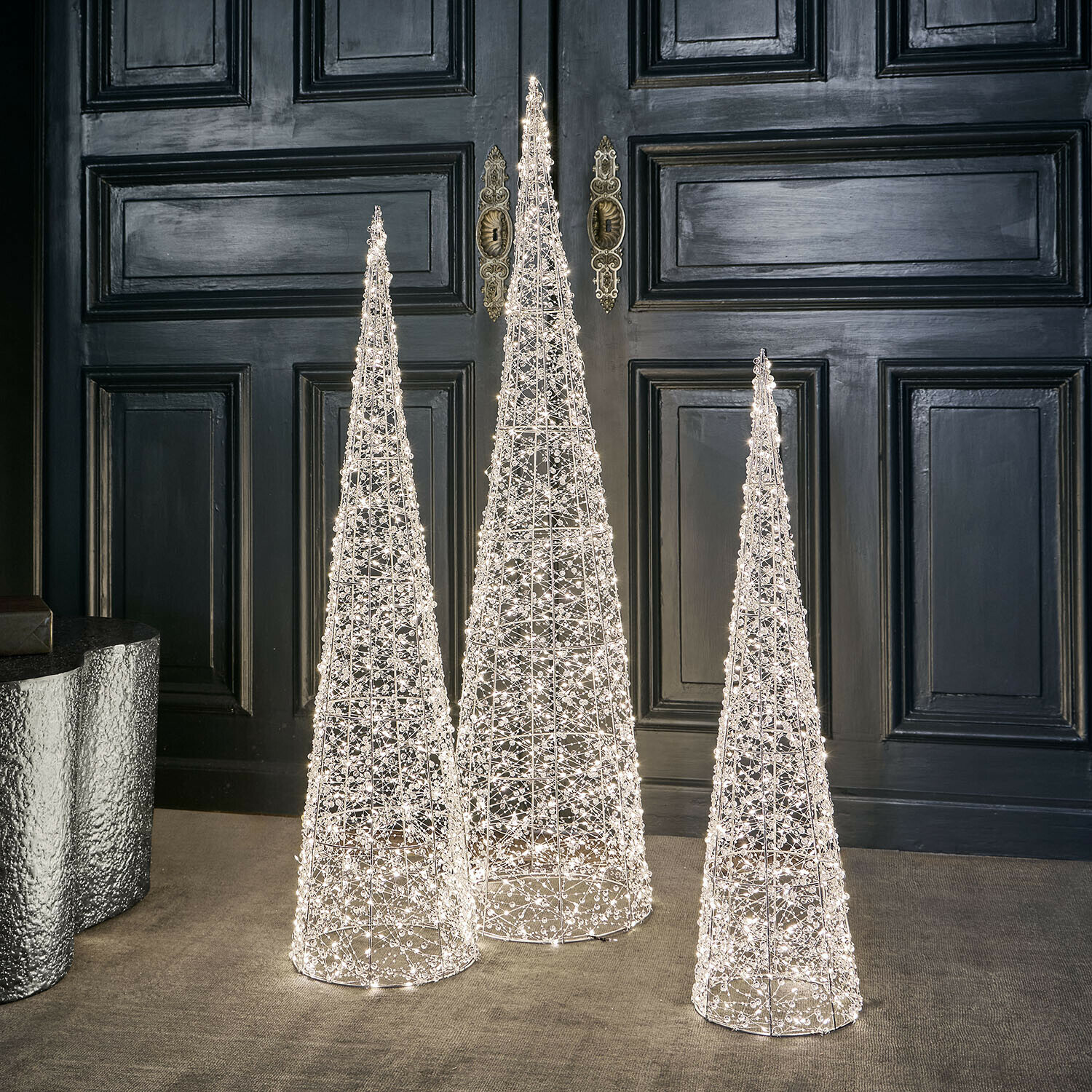 LED-Baum 3er Set Clairune