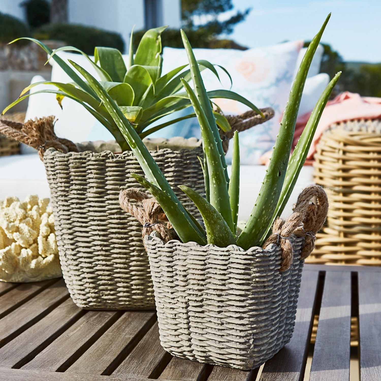 Übertopf 2er Set Palmira