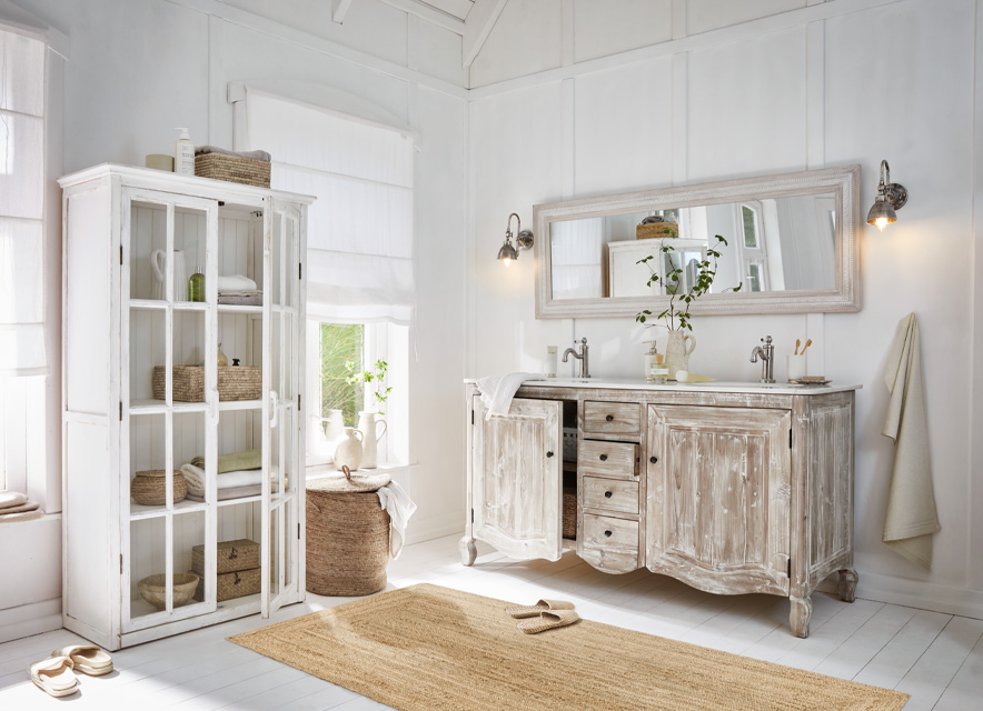 Home-Spa im Shabby-Chic