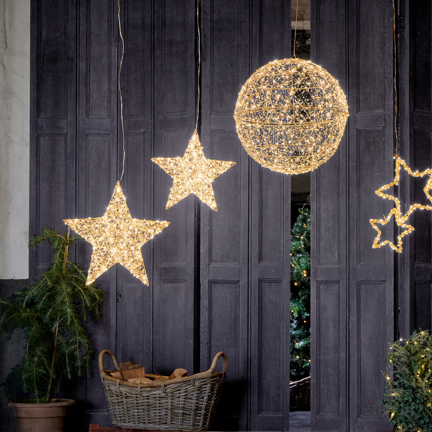 LED-Stern 2er Set Brightens